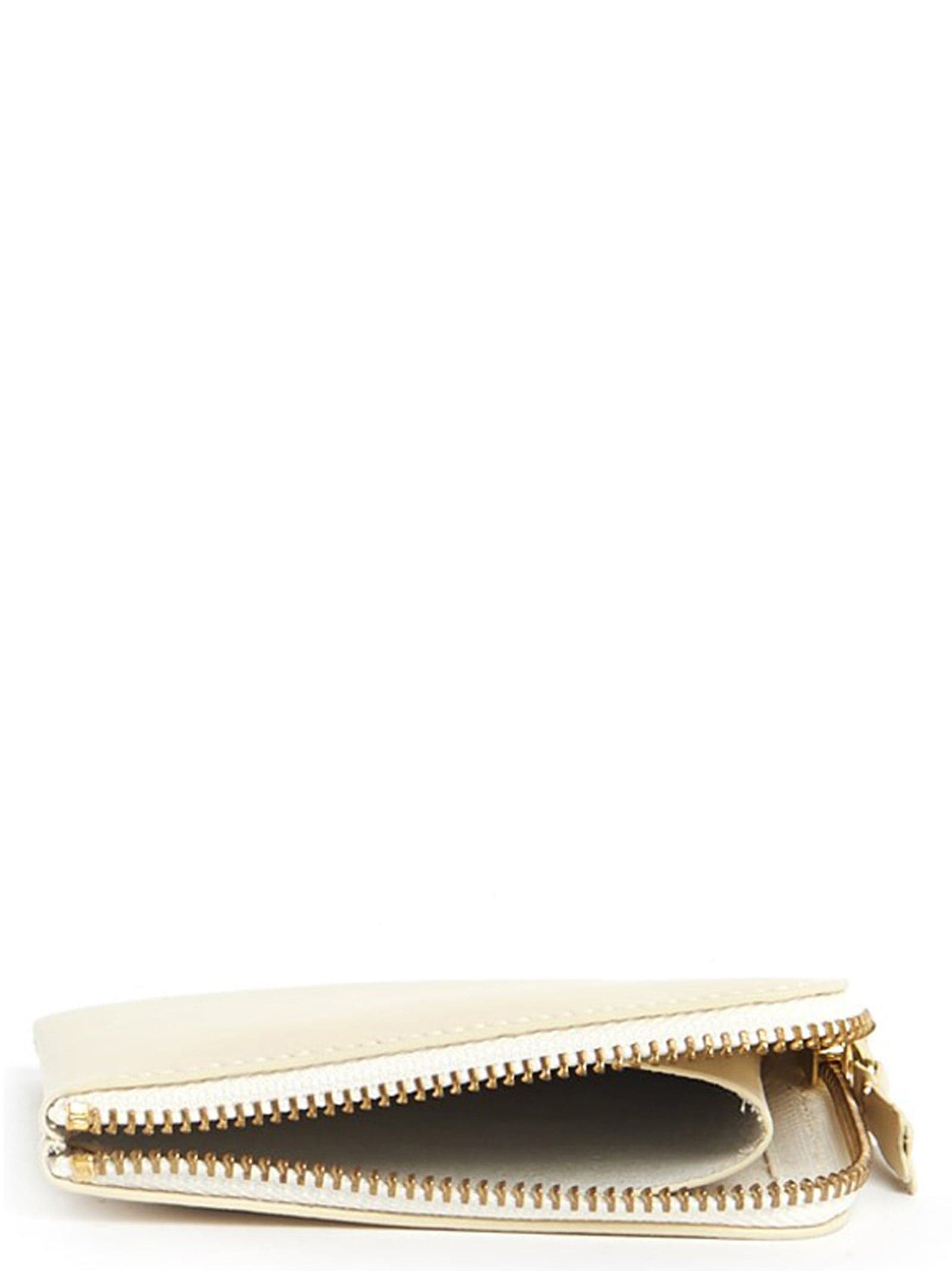 Beige Cowhide Cardholder - 3