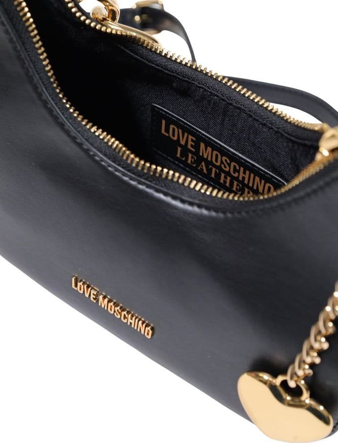 Black Polyester Handbag - 5