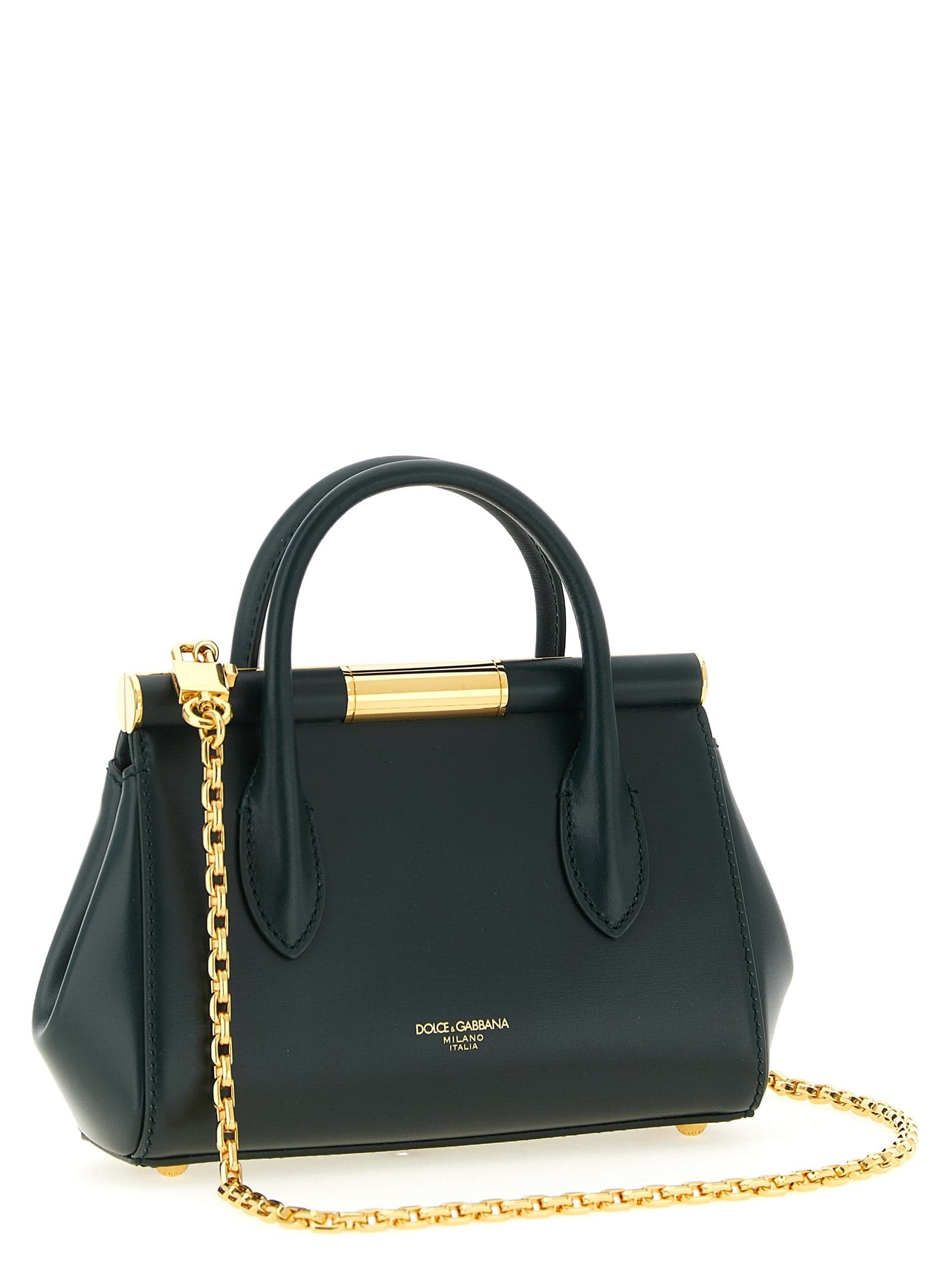 Bicolor Calfskin Handbag - 2