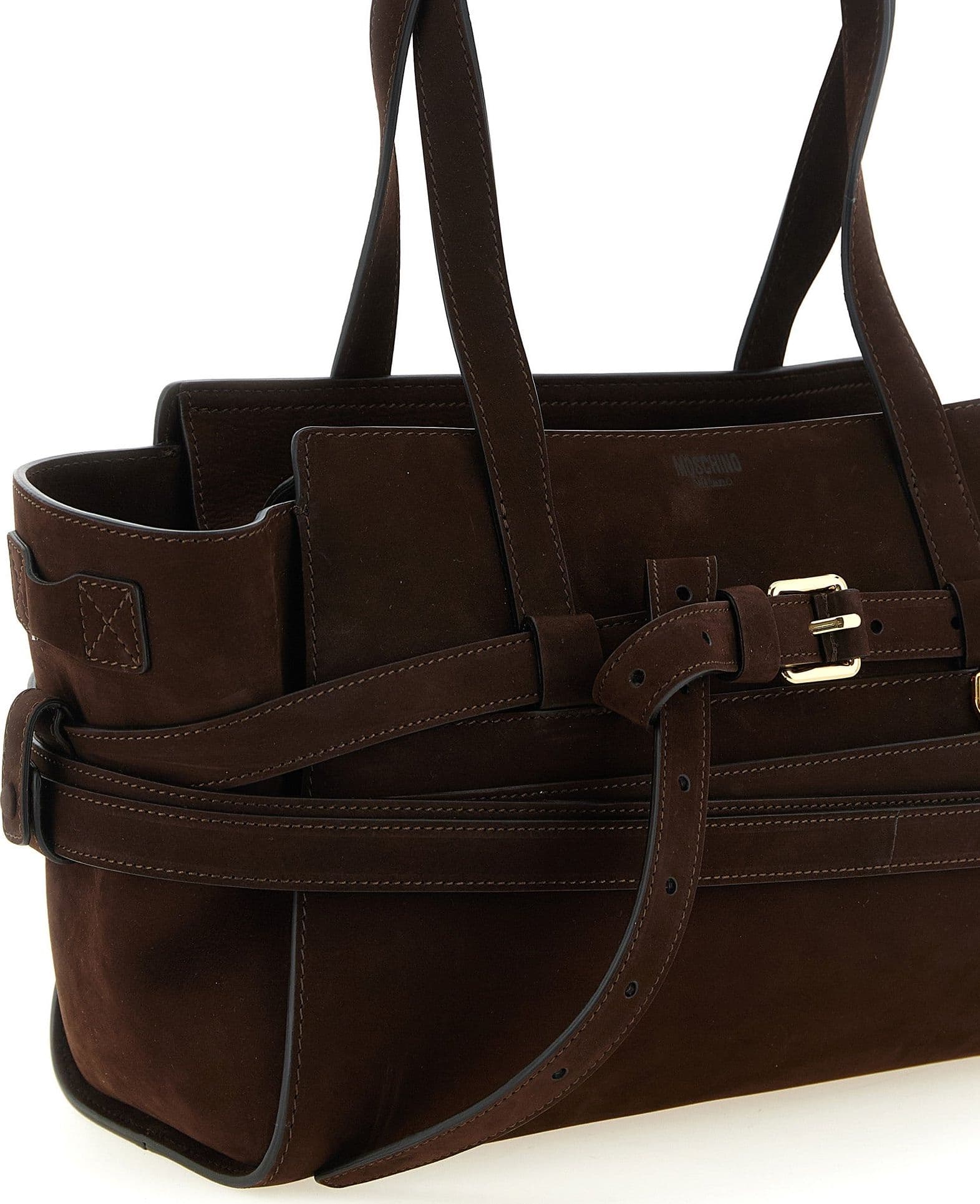 Brown Calfskin Handbag - 3