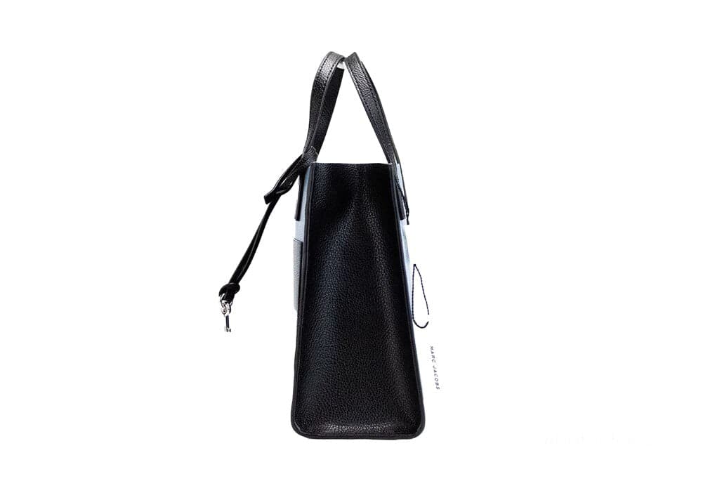 Marc Jacobs Grind Mini Blue Heaven Colorblock Leather Tote Crossbody Bag Purse - 4