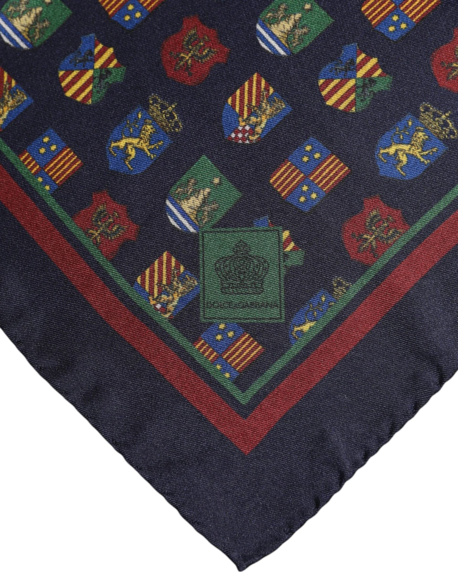 Multicolor Medals Square Foulard Scarf - 4