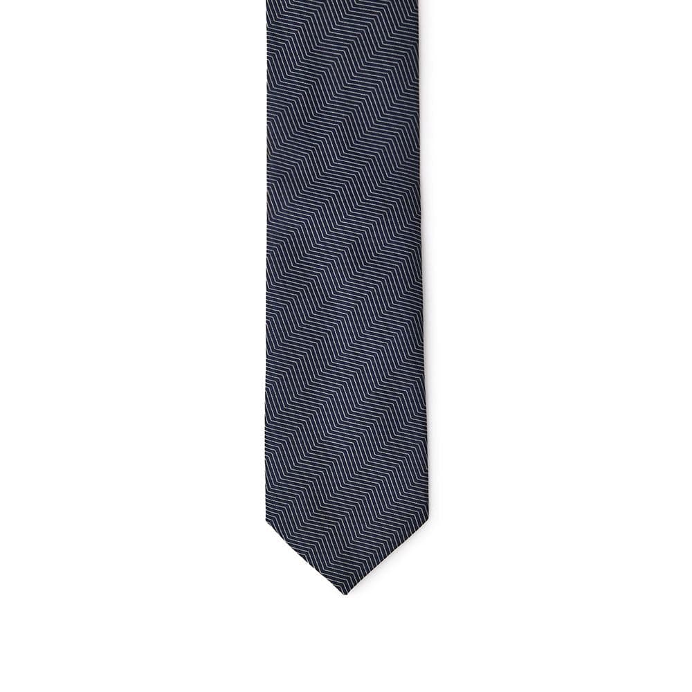 Blue Silk Tie - 3