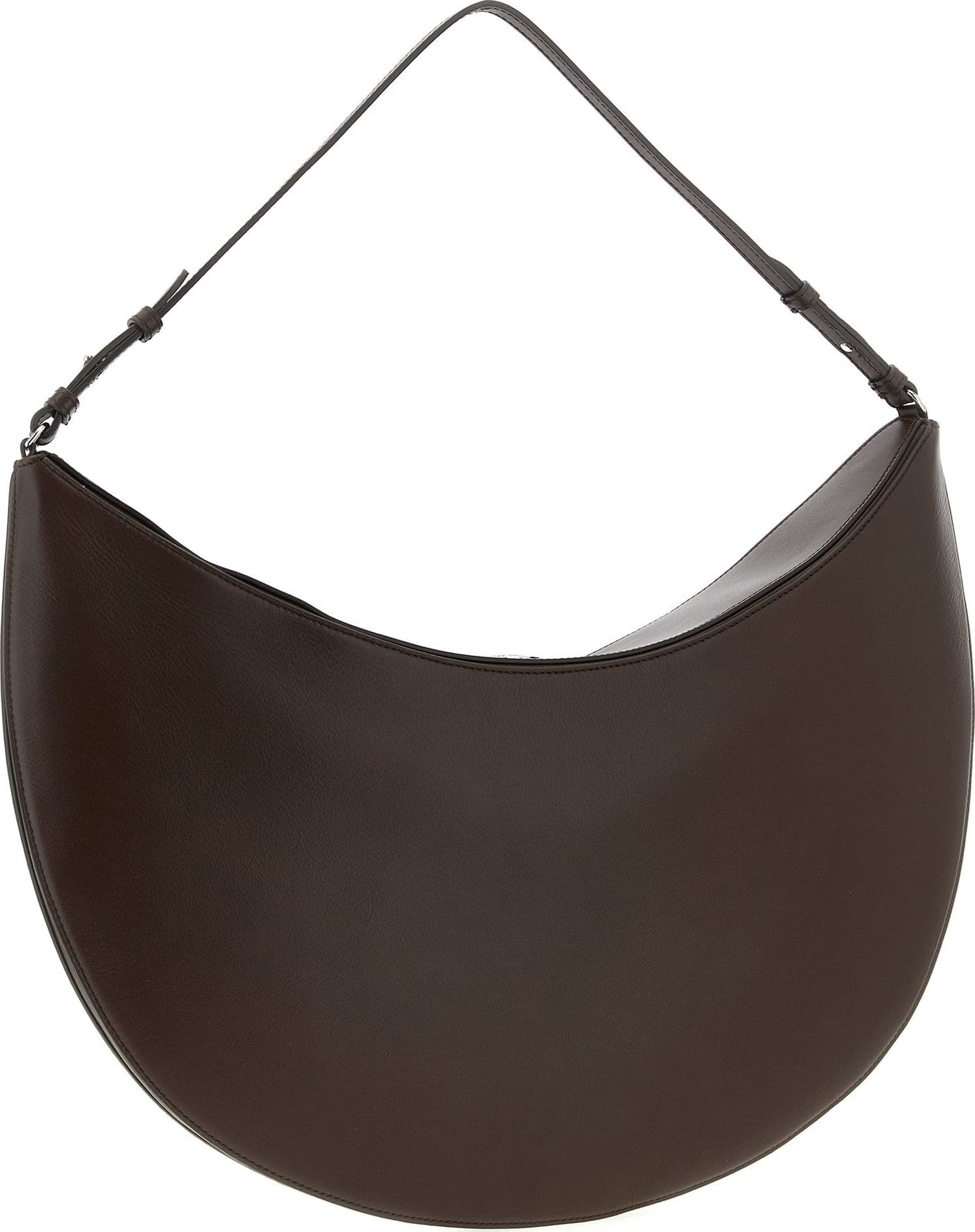 Brown Calfskin Shoulder Bag - 2