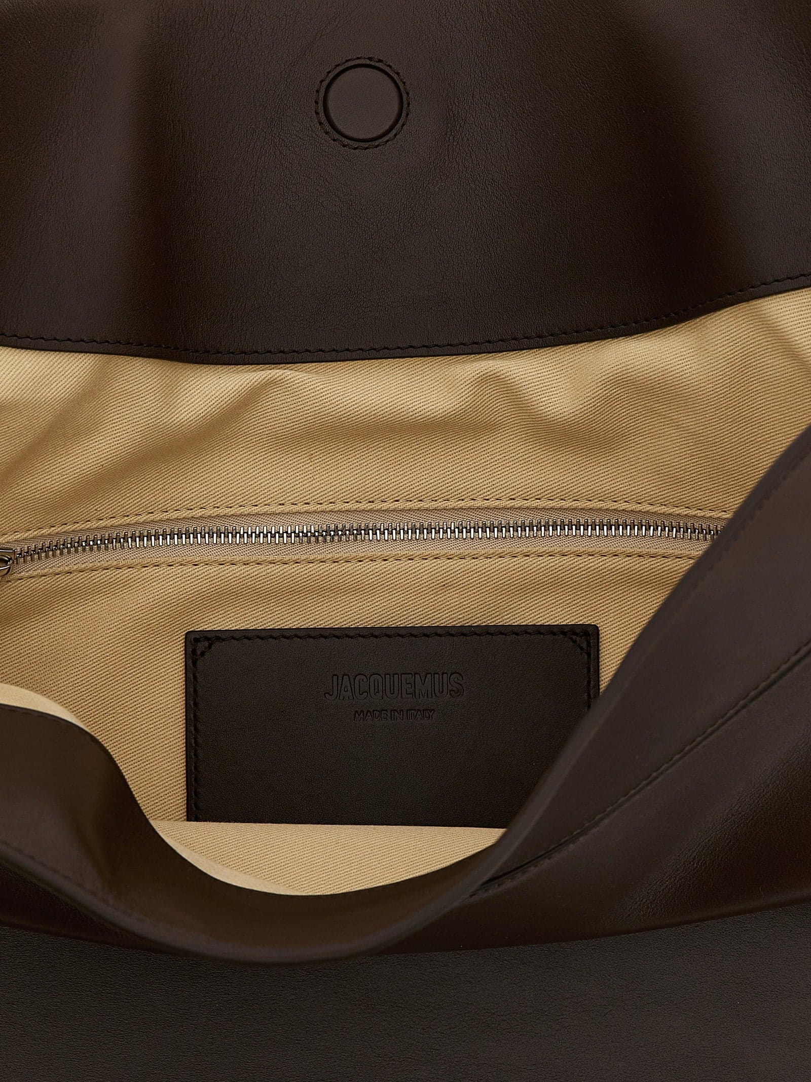 Brown Calfskin Shoulder Bag - 4