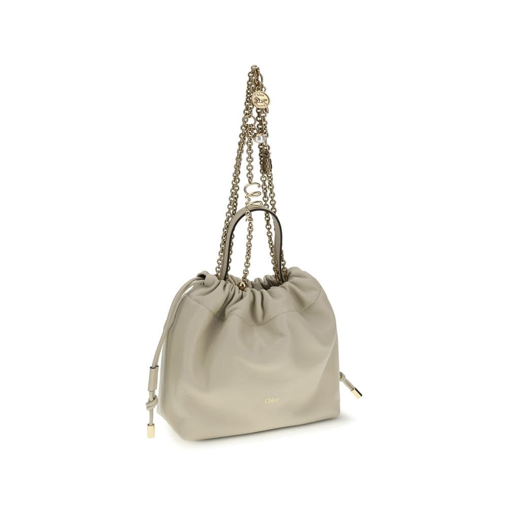 Beige Lamb Ovis Aries Aries Shoulder Bag - 2