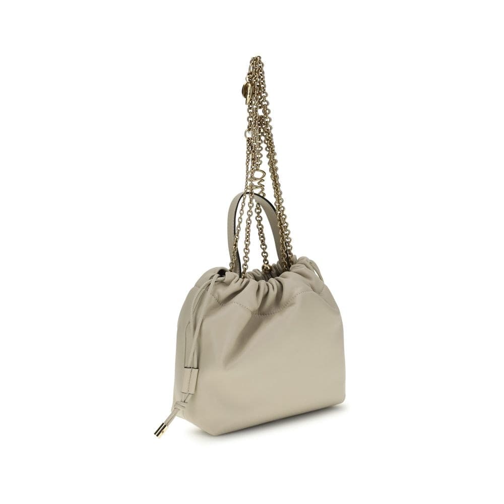 Beige Lamb Ovis Aries Aries Shoulder Bag - 3