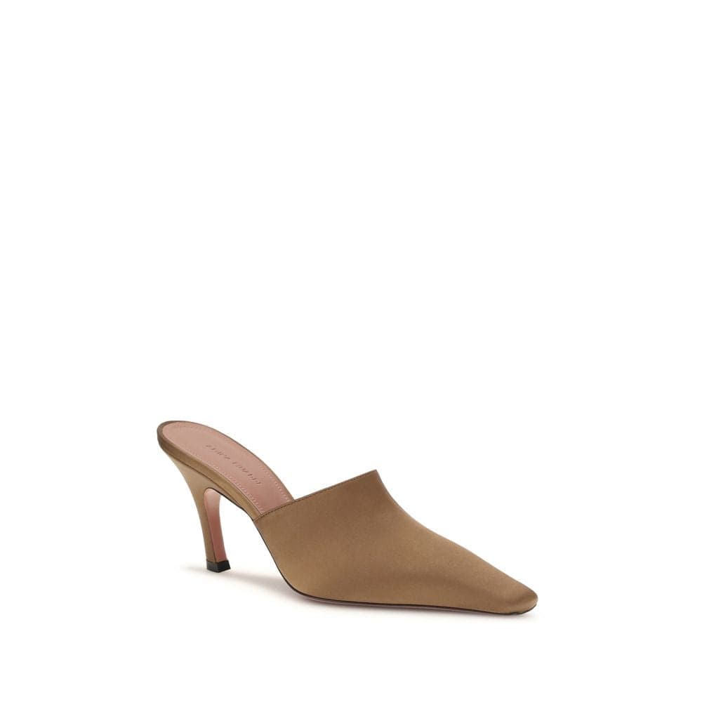 Brown Silk Sandals - 2