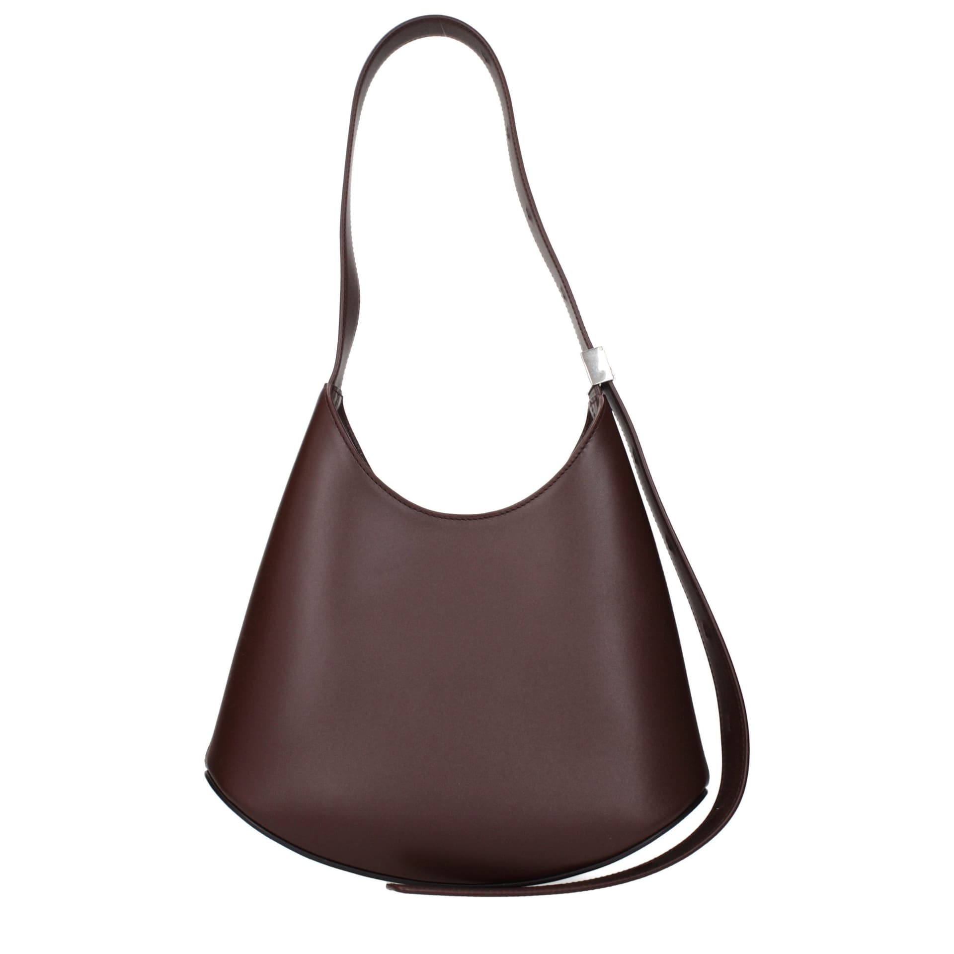 Red Leather Shoulder Bag - 3