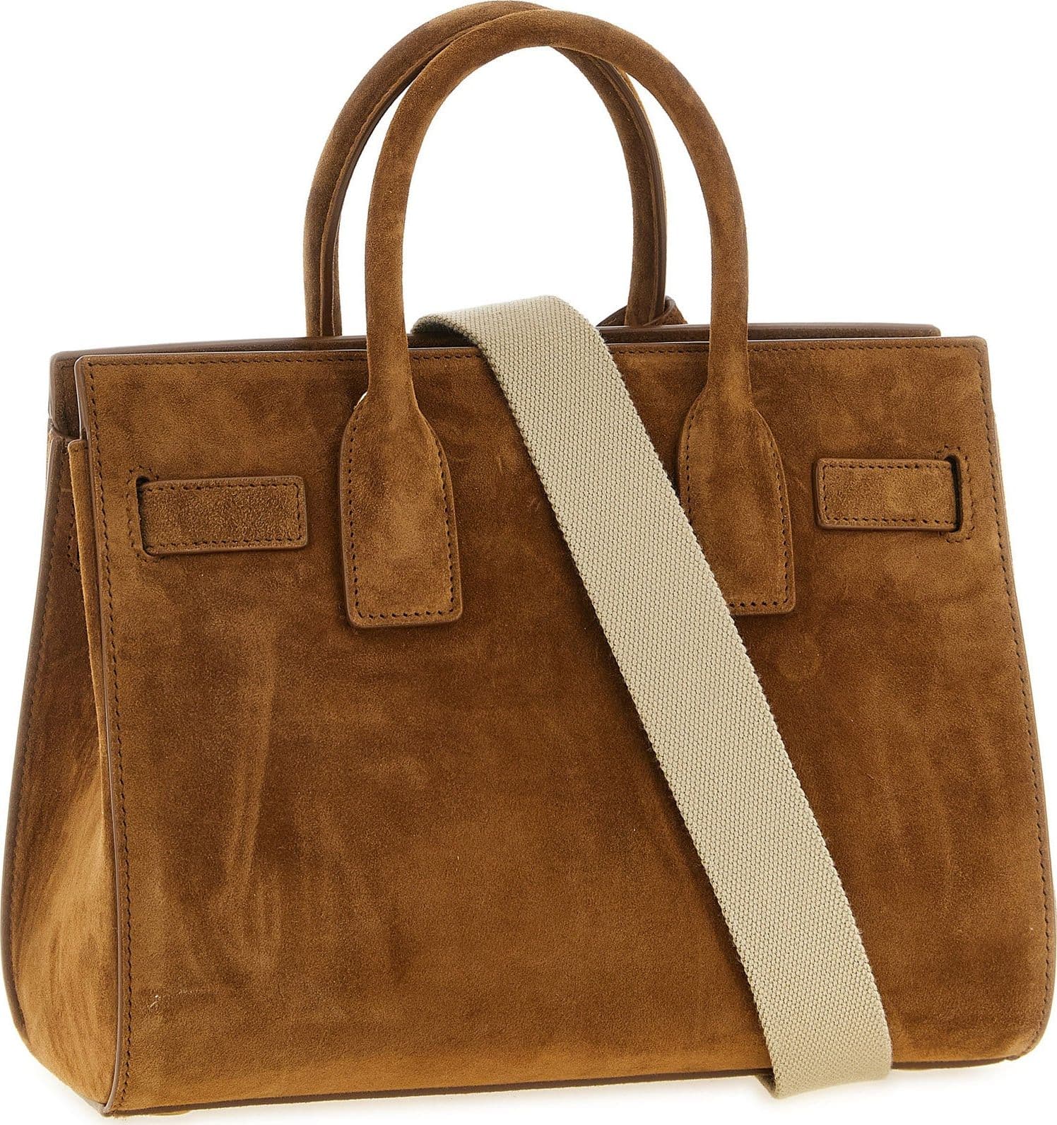 Brown Calfskin Handbag - 2