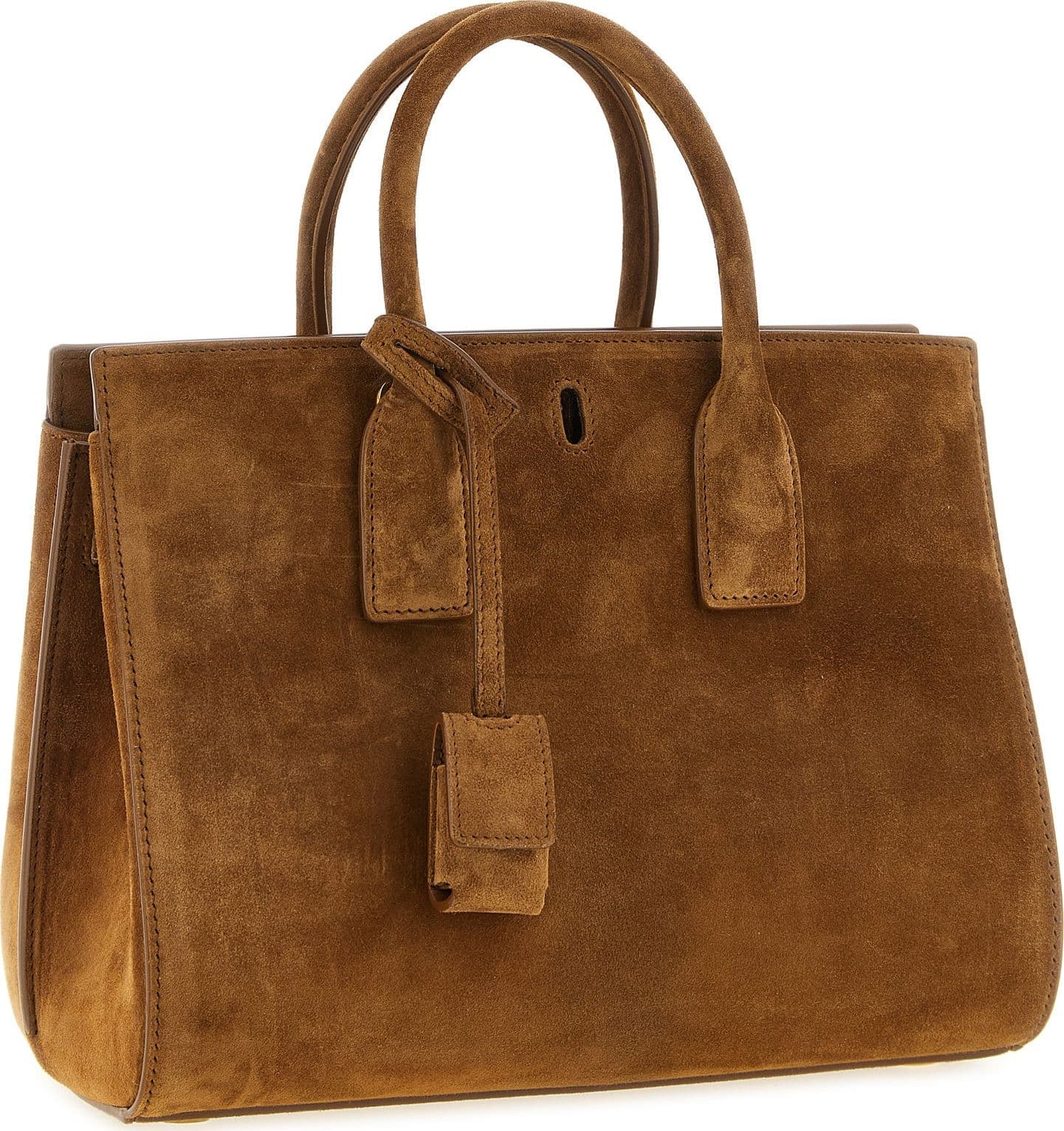Brown Calfskin Handbag - 4