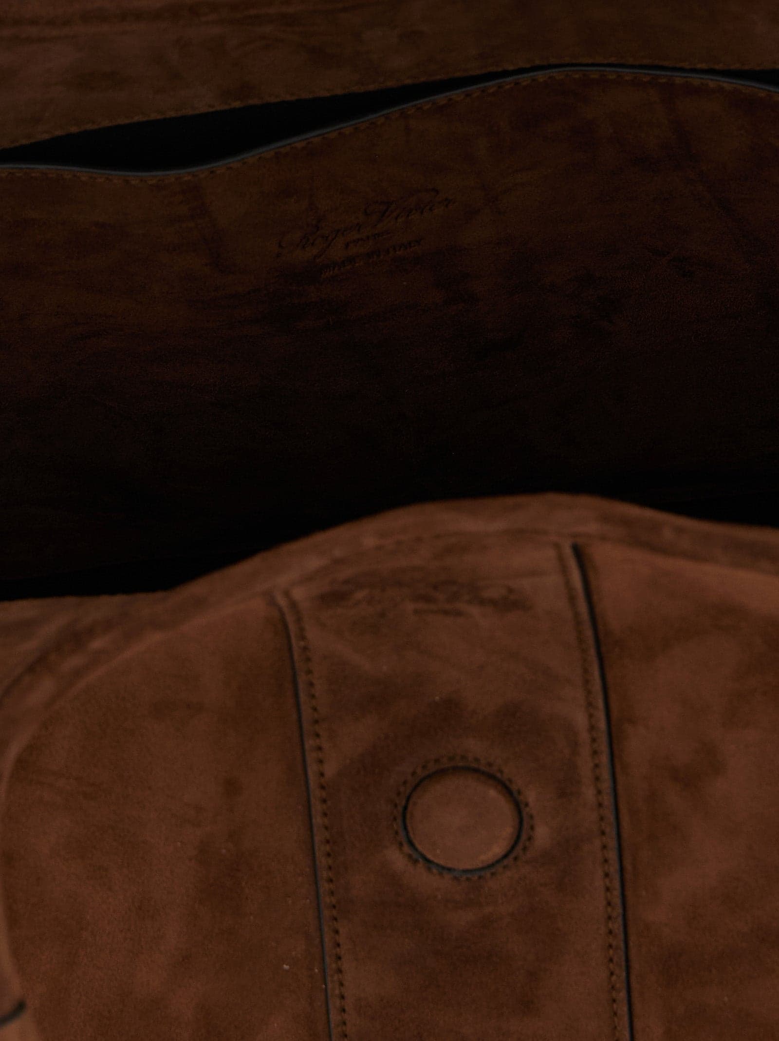 Brown Goatskin Tote Bag - 4