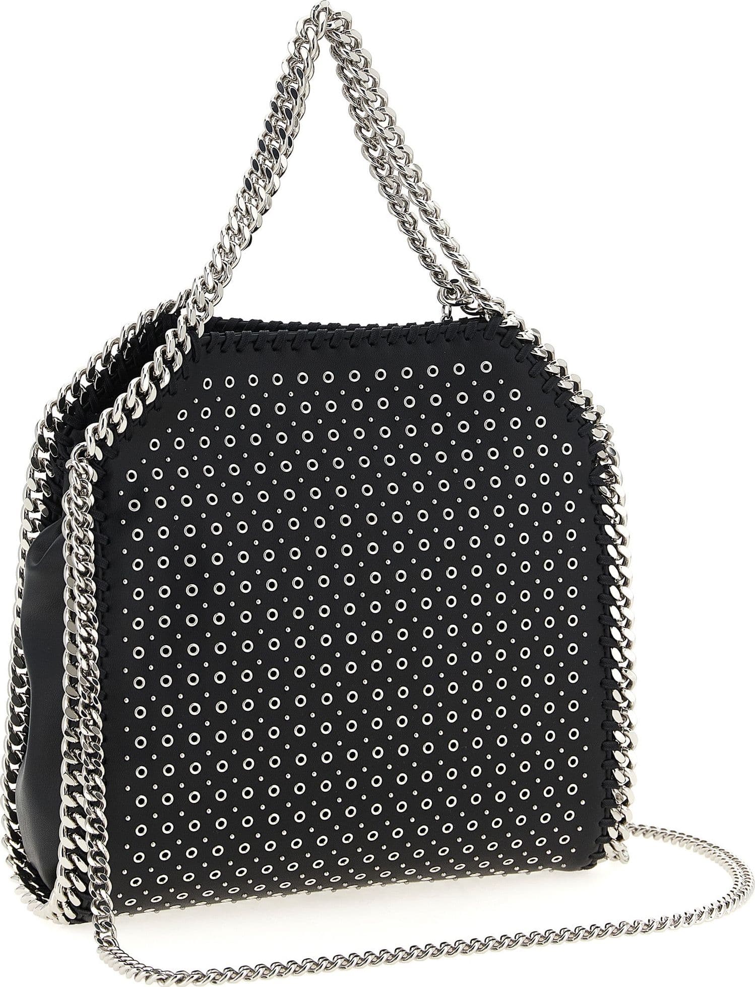 Black Polyester Handbag - 2