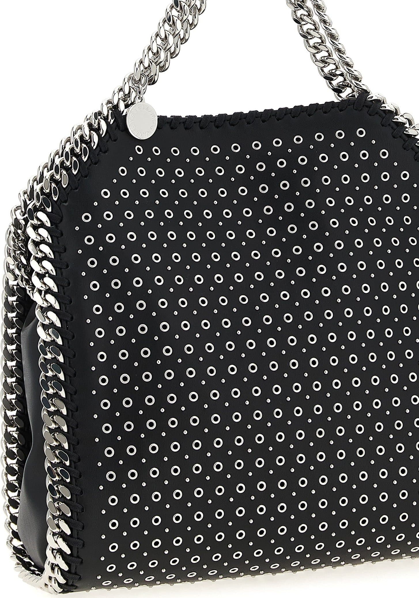 Black Polyester Handbag - 3