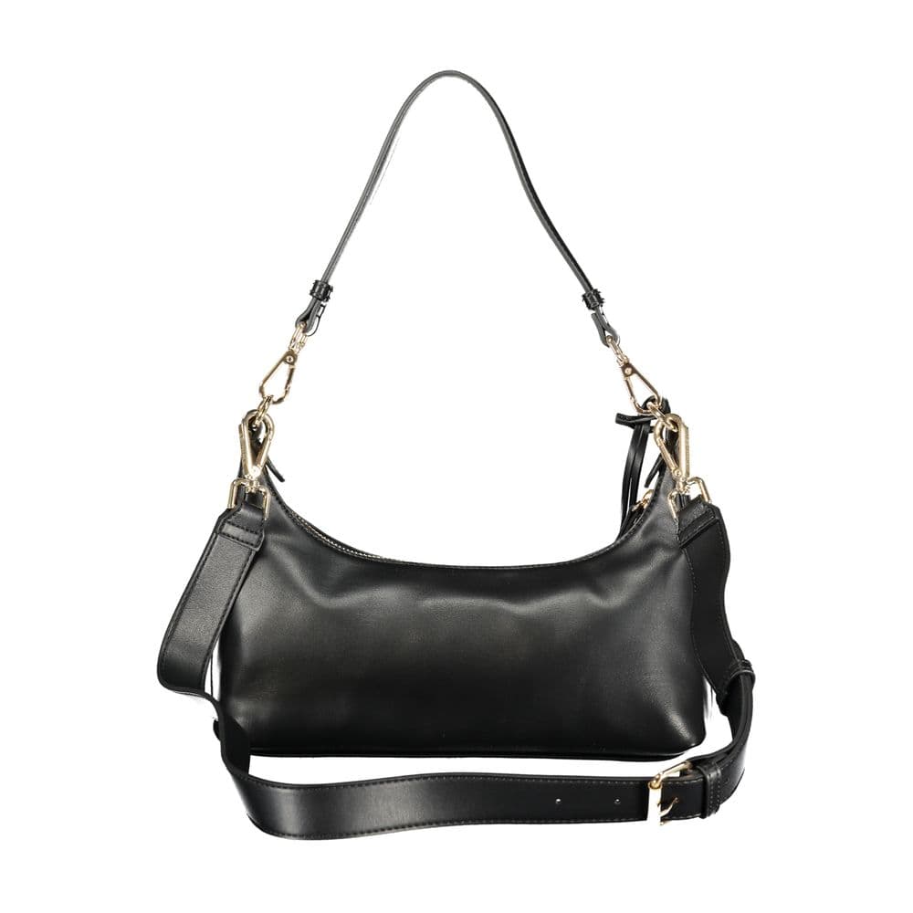 Black Polyurethane Women's Bag - 2