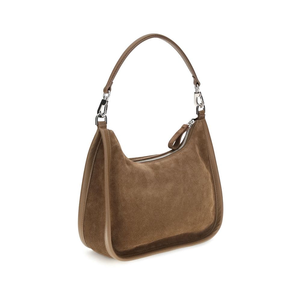 Beige Calf Leather Bos Taurus Shoulder Bag - 3