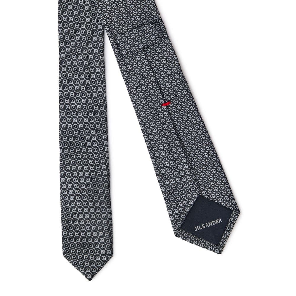 Gray Silk Tie - 2