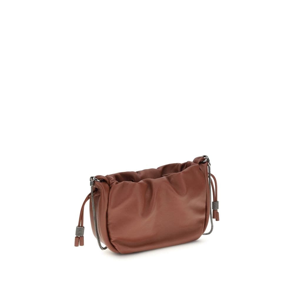 Brown Calf Leather Bos Taurus Shoulder Bag - 3
