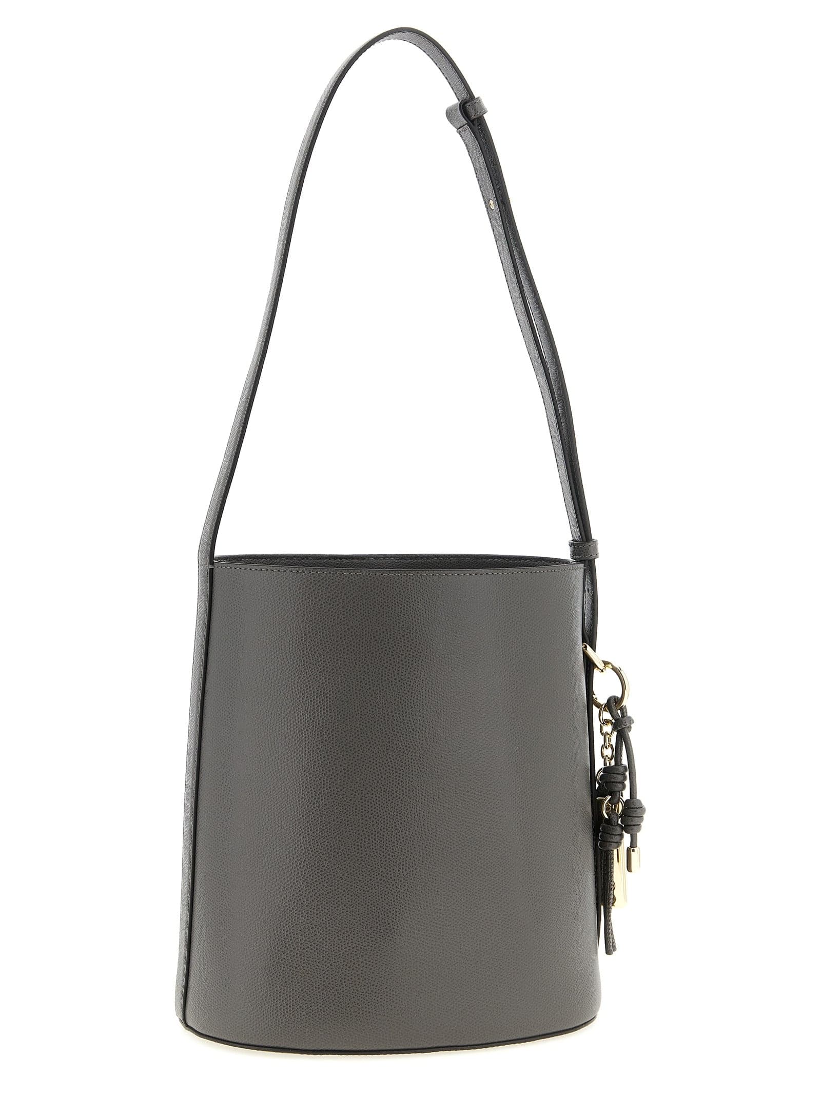 Gray Calfskin Shoulder Bag - 2