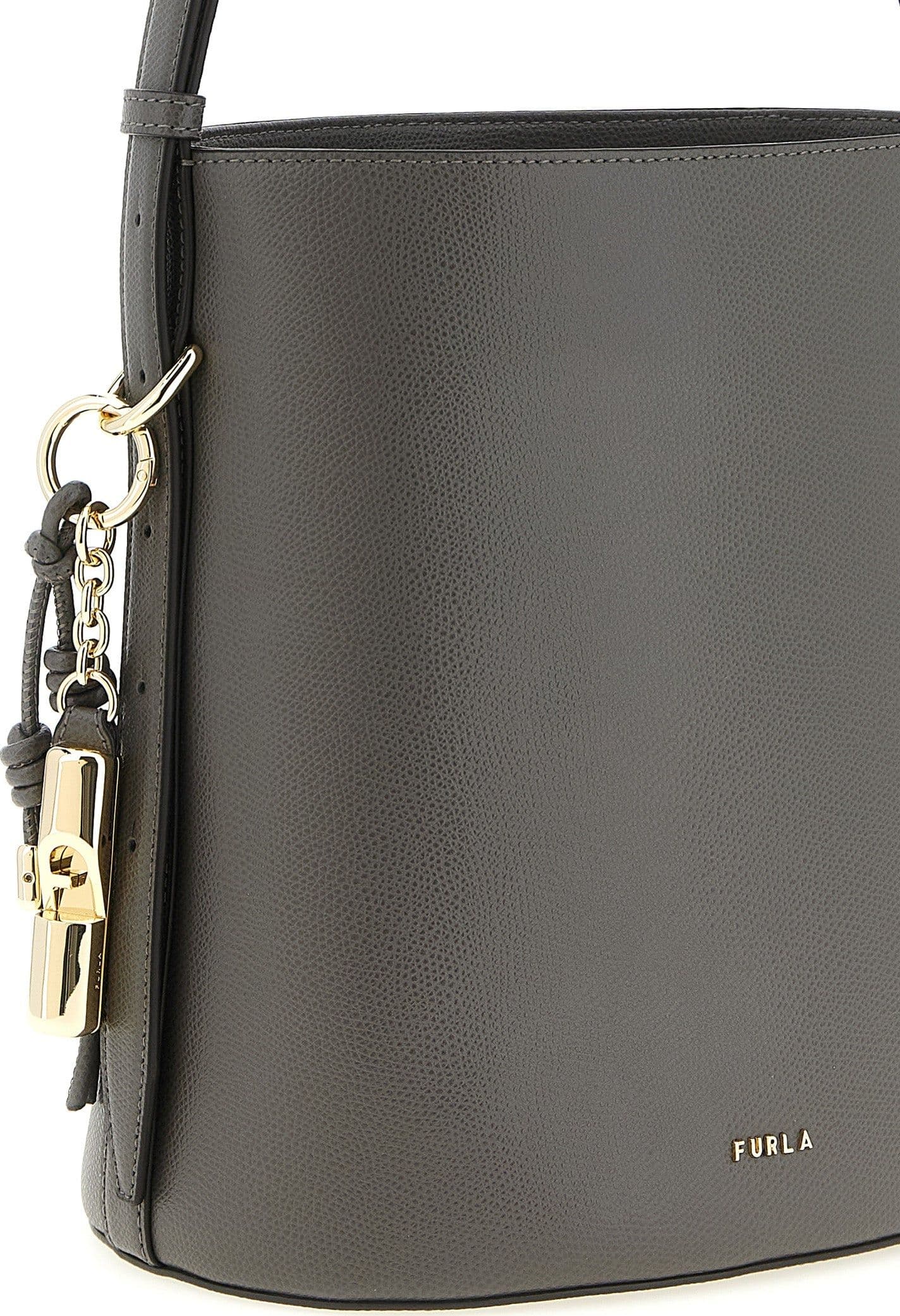 Gray Calfskin Shoulder Bag - 3