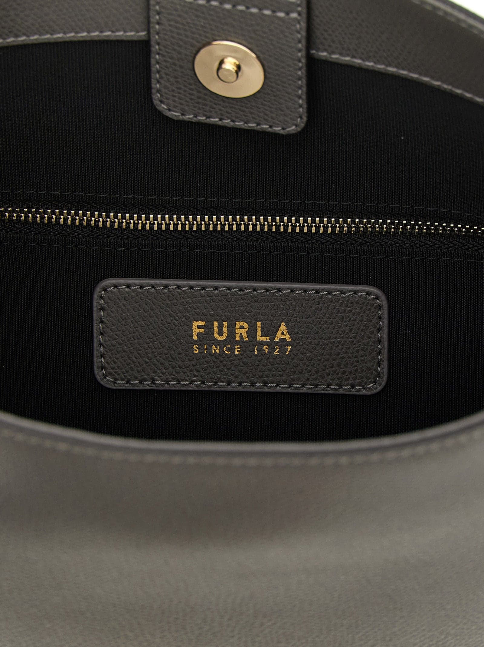 Gray Calfskin Shoulder Bag - 4