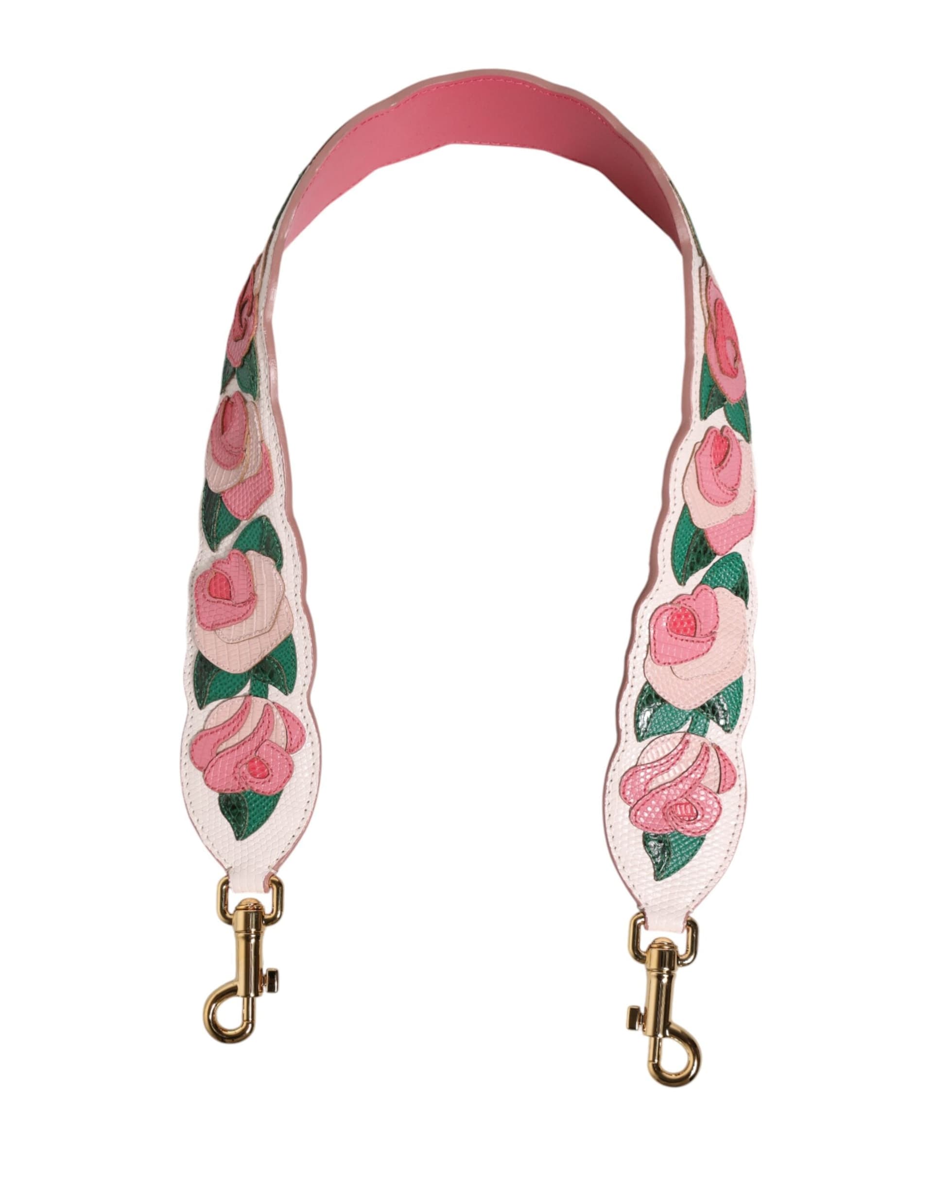 Strap White Floral Calf Leather Bag Accessory Shoulder - 2