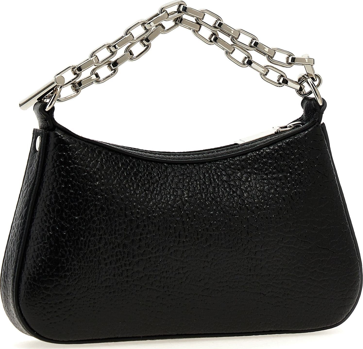 Black Lamb Leather Handbag - 2