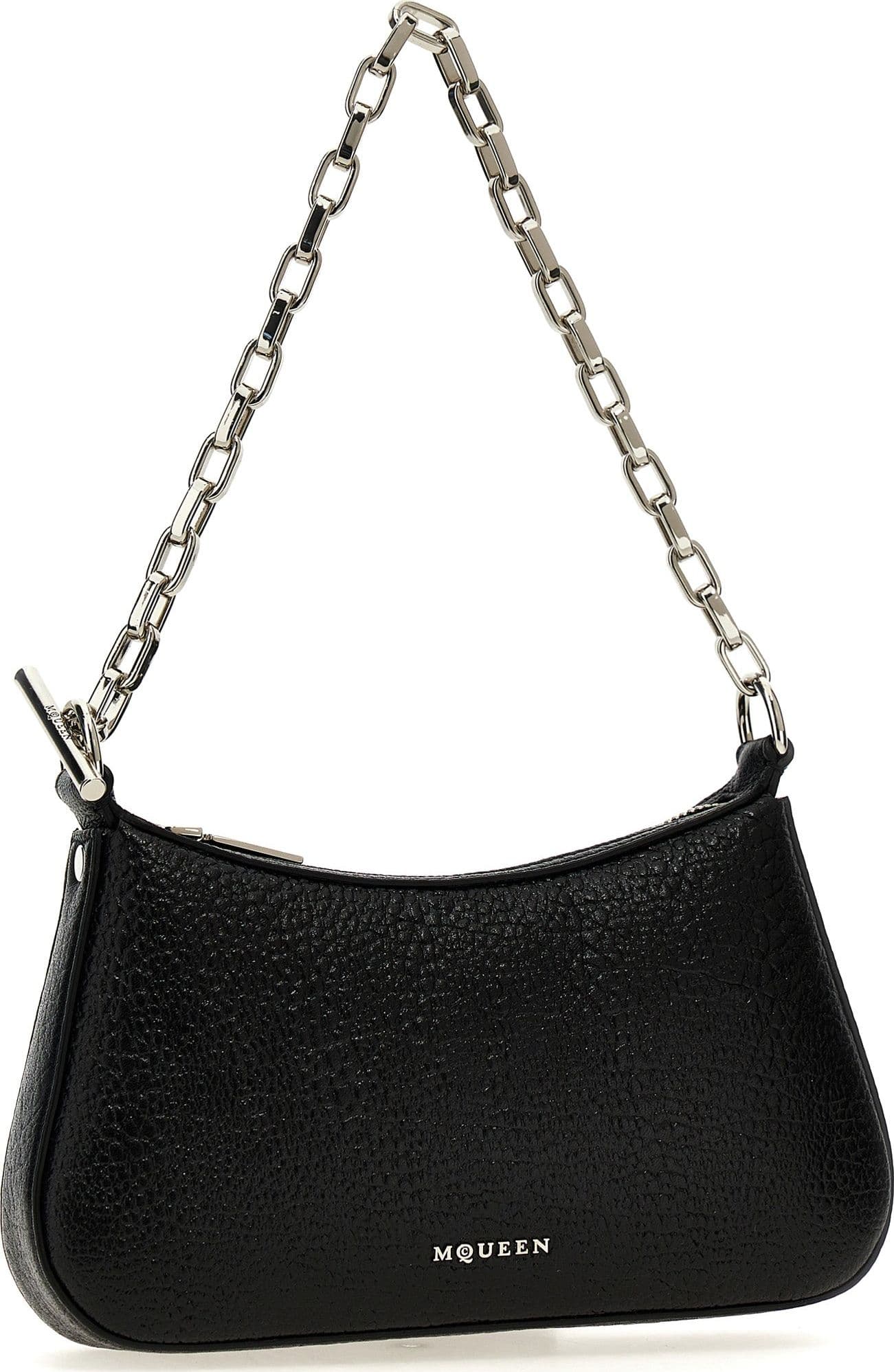 Black Lamb Leather Handbag - 3