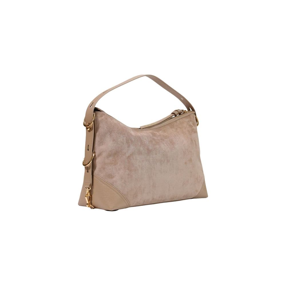 Beige Polyester Handbag - 3