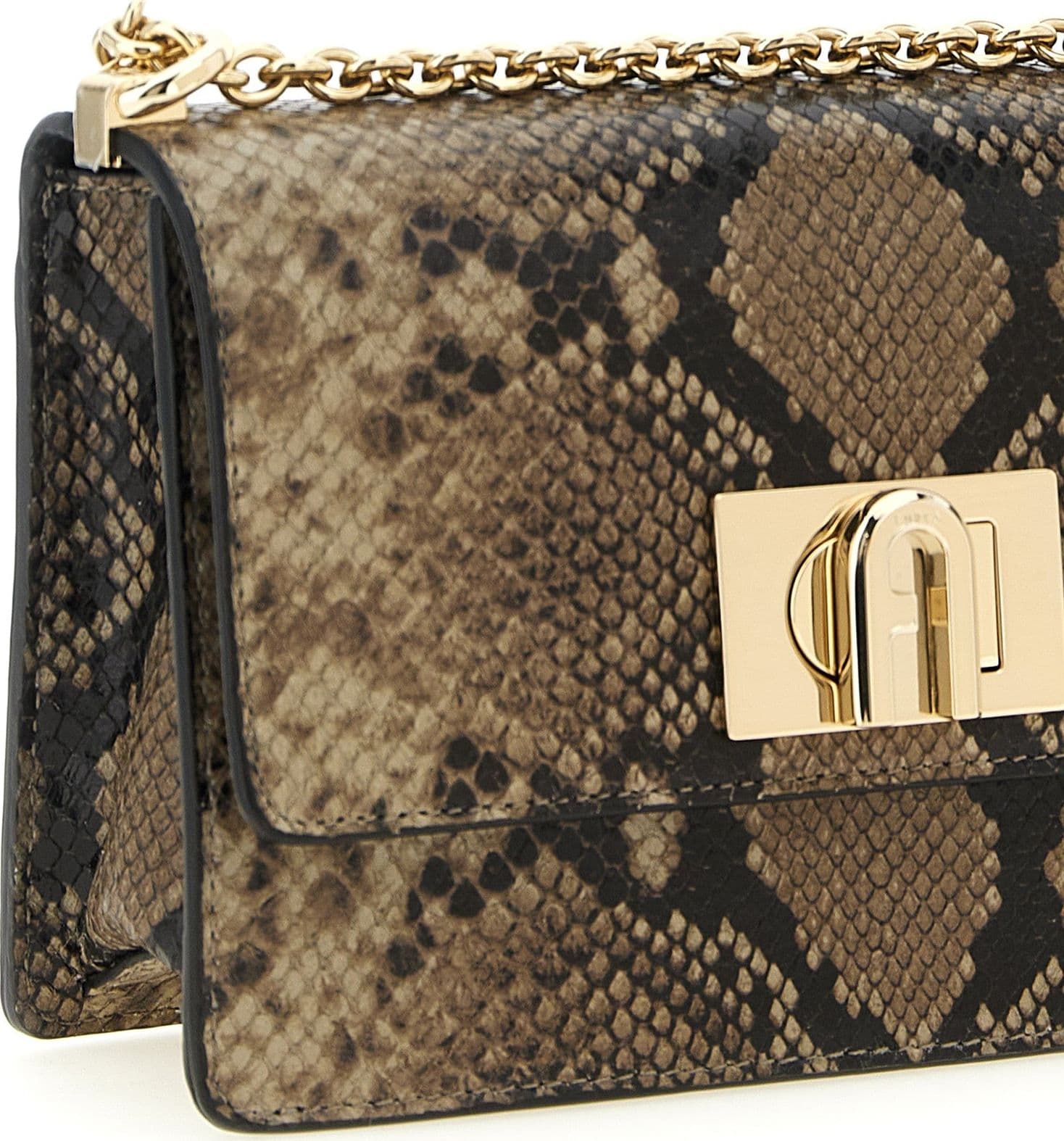 Gray Goatskin Crossbody Bag - 3