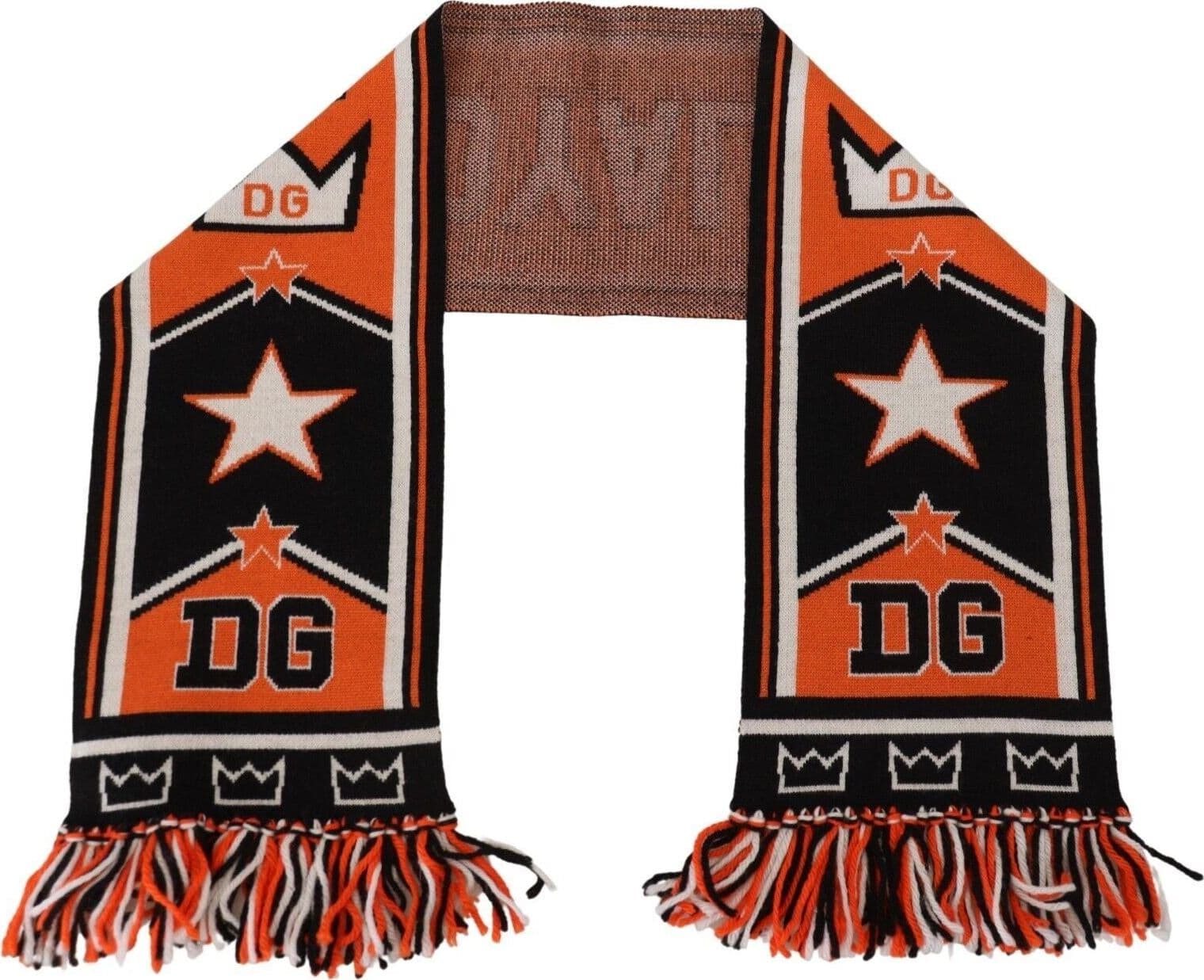 Multicolor DG Logo Printed Men Neck Wrap Shawl Scarf - 4