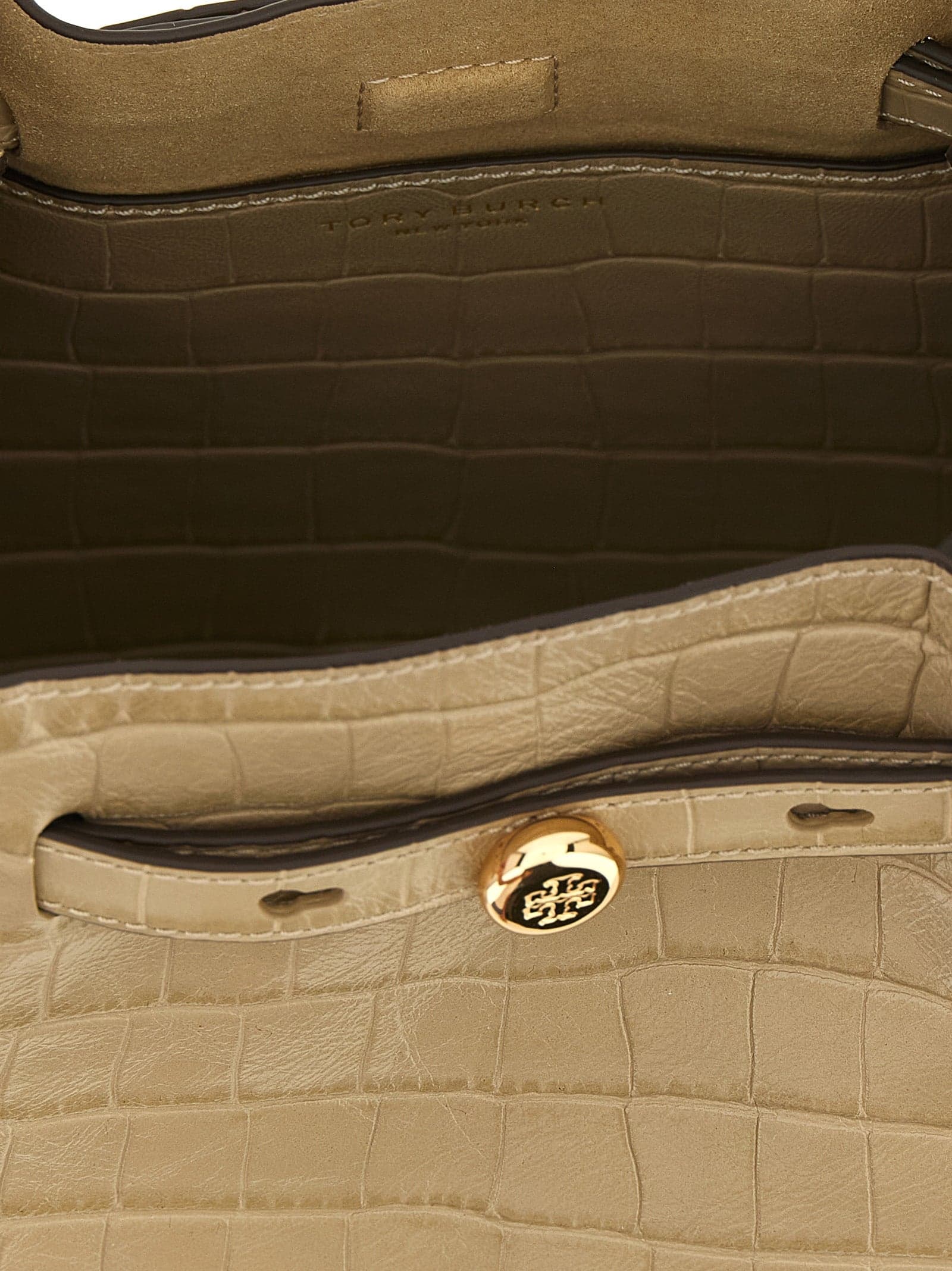 Beige Cowhide Shoulder Bag - 4