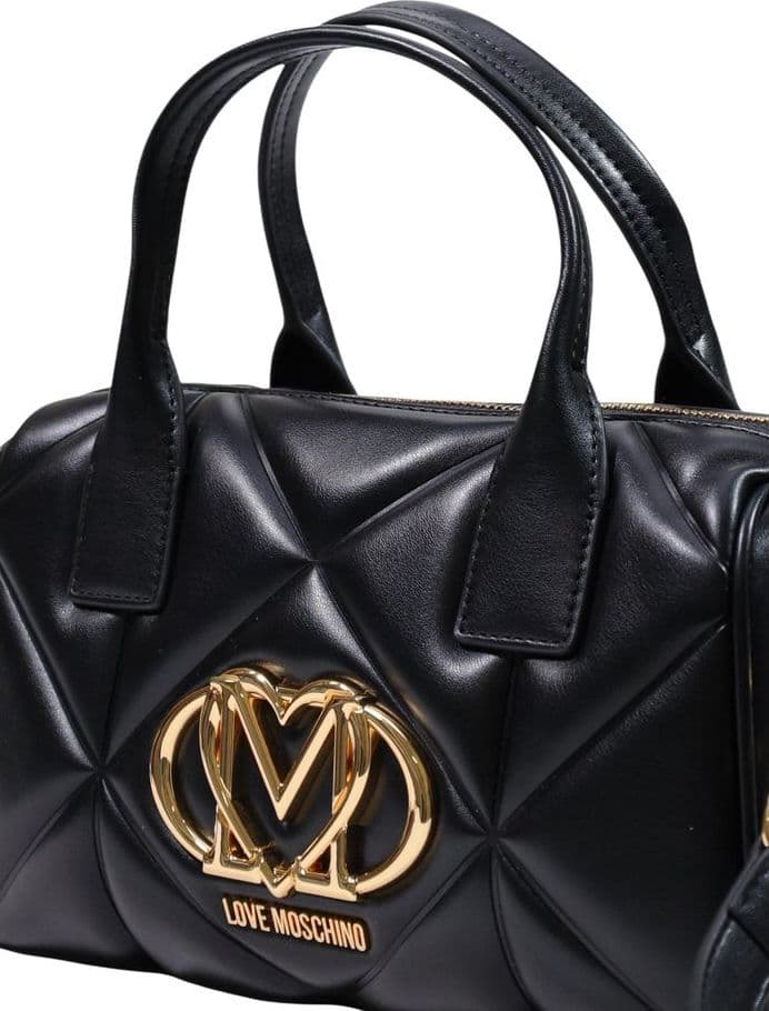 Black Polyethylene Handbag - 4