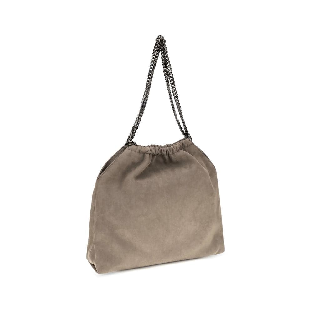 Beige Polyester Shoulder Bag - 2