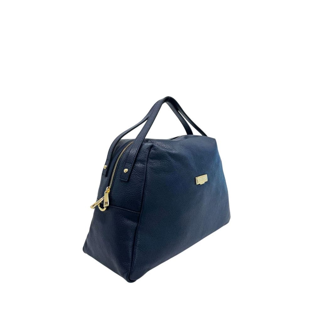 Blue Leather Women Bag - 2