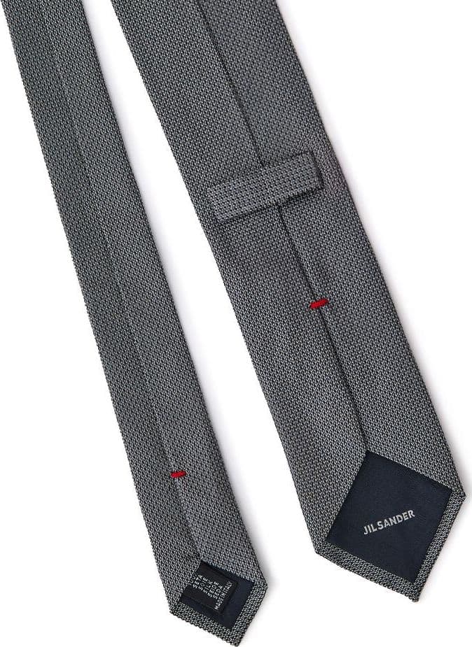Gray Silk Tie - 2