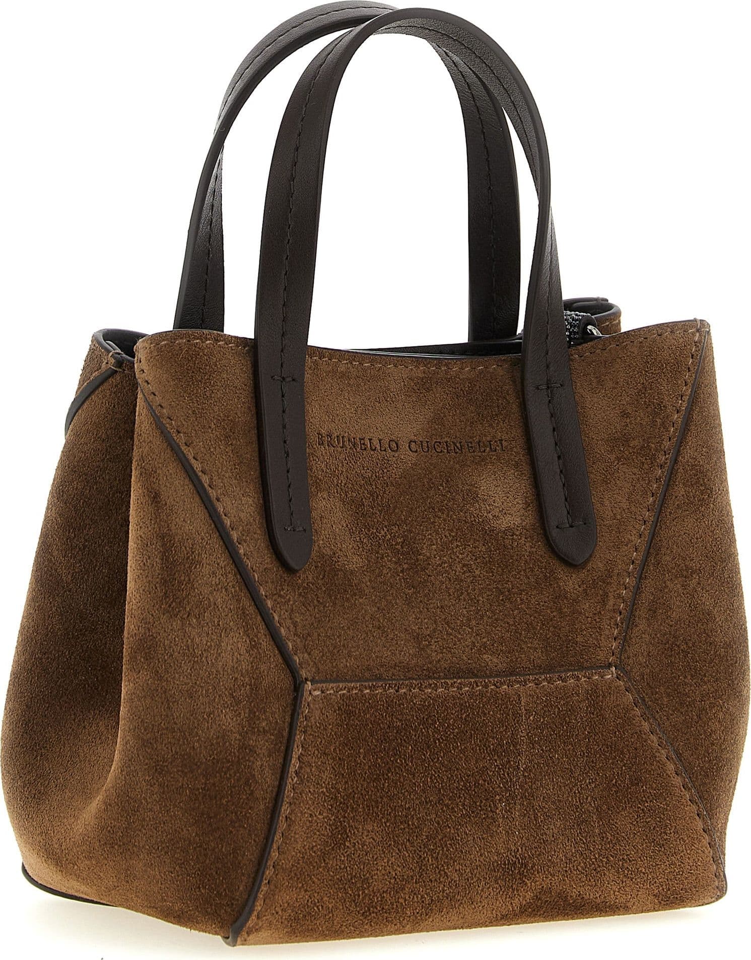 Brown Calfskin Handbag - 3