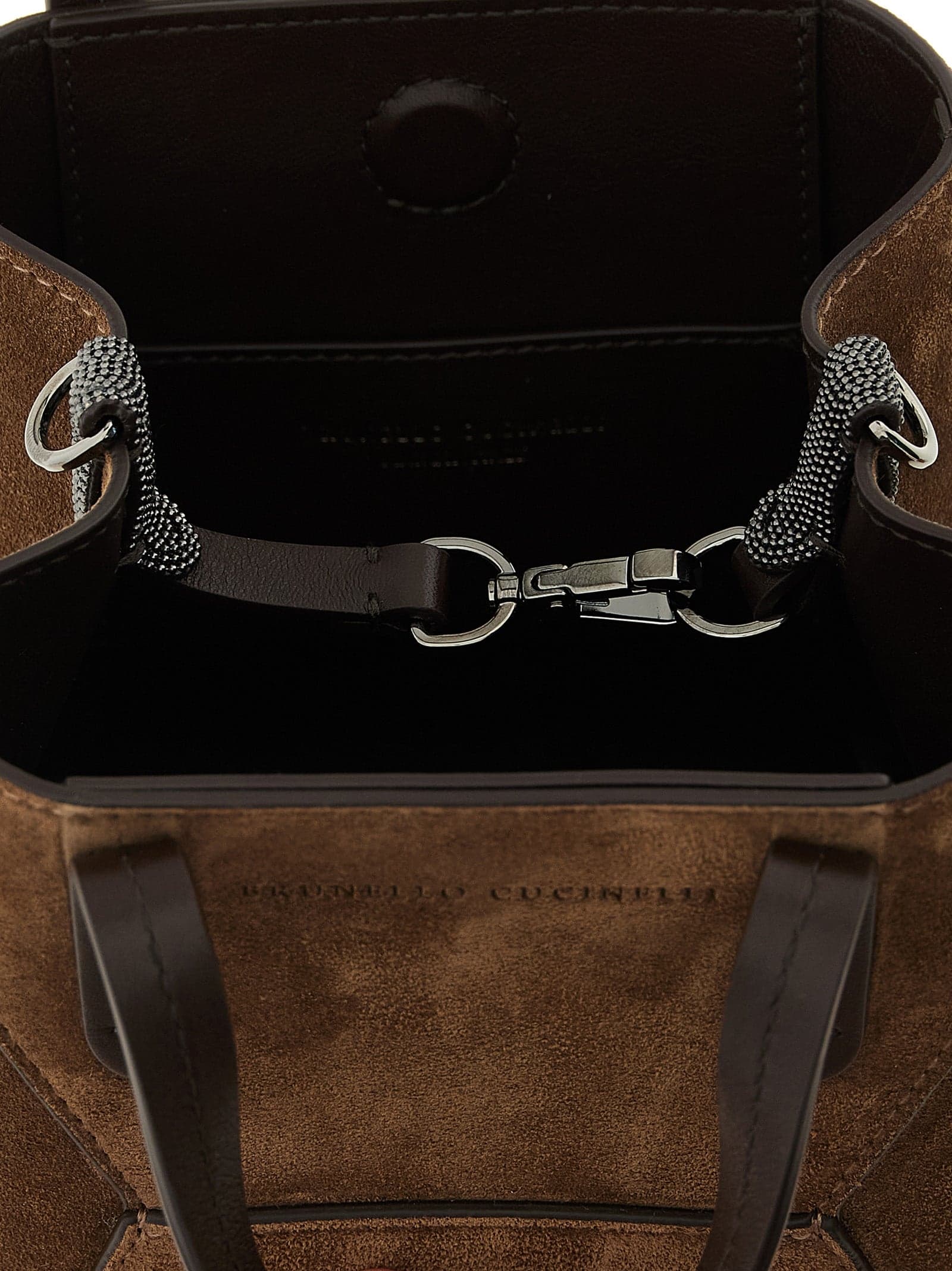 Brown Calfskin Handbag - 5