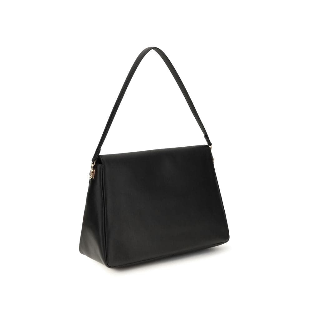 Black Calf Leather Bos Taurus Shoulder Bag - 3