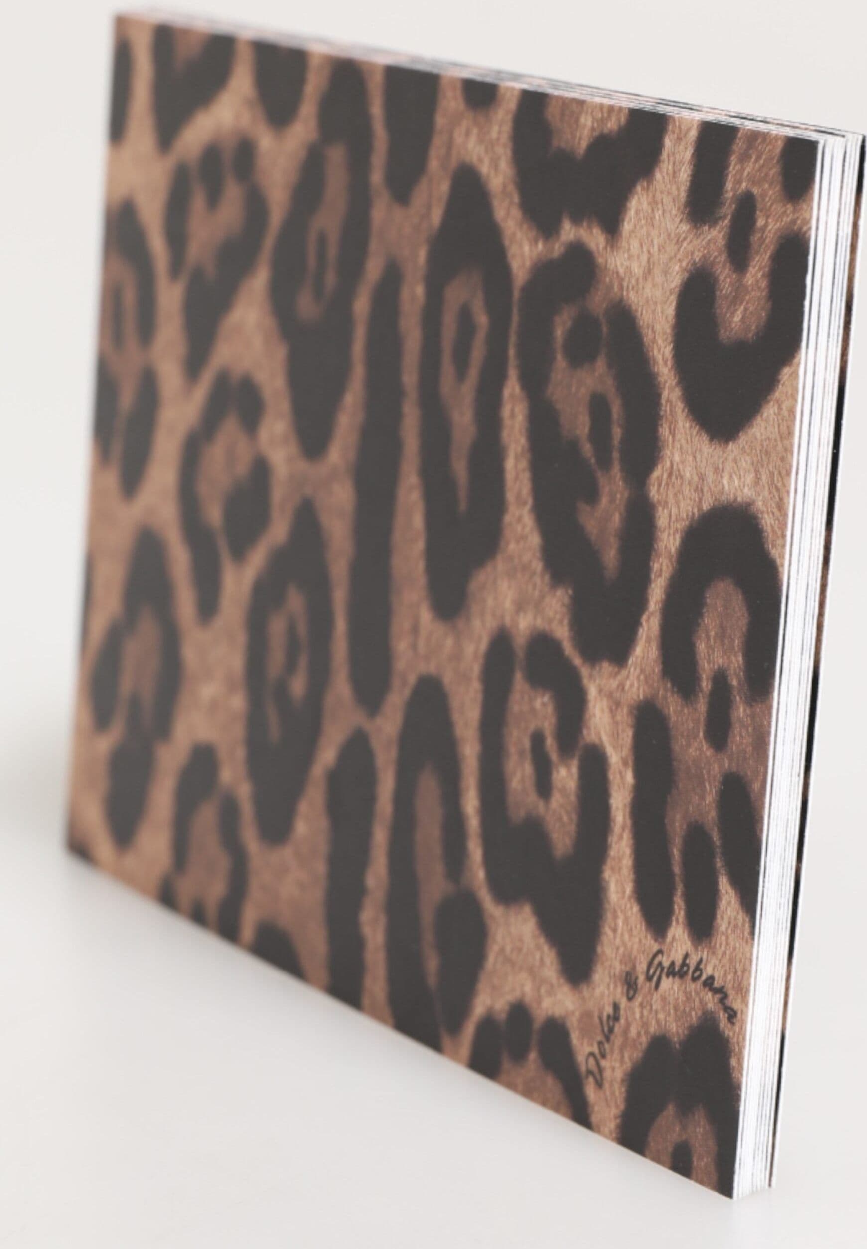 Multicolor Leopard Print Envelope Paper Post Card Holder - 7