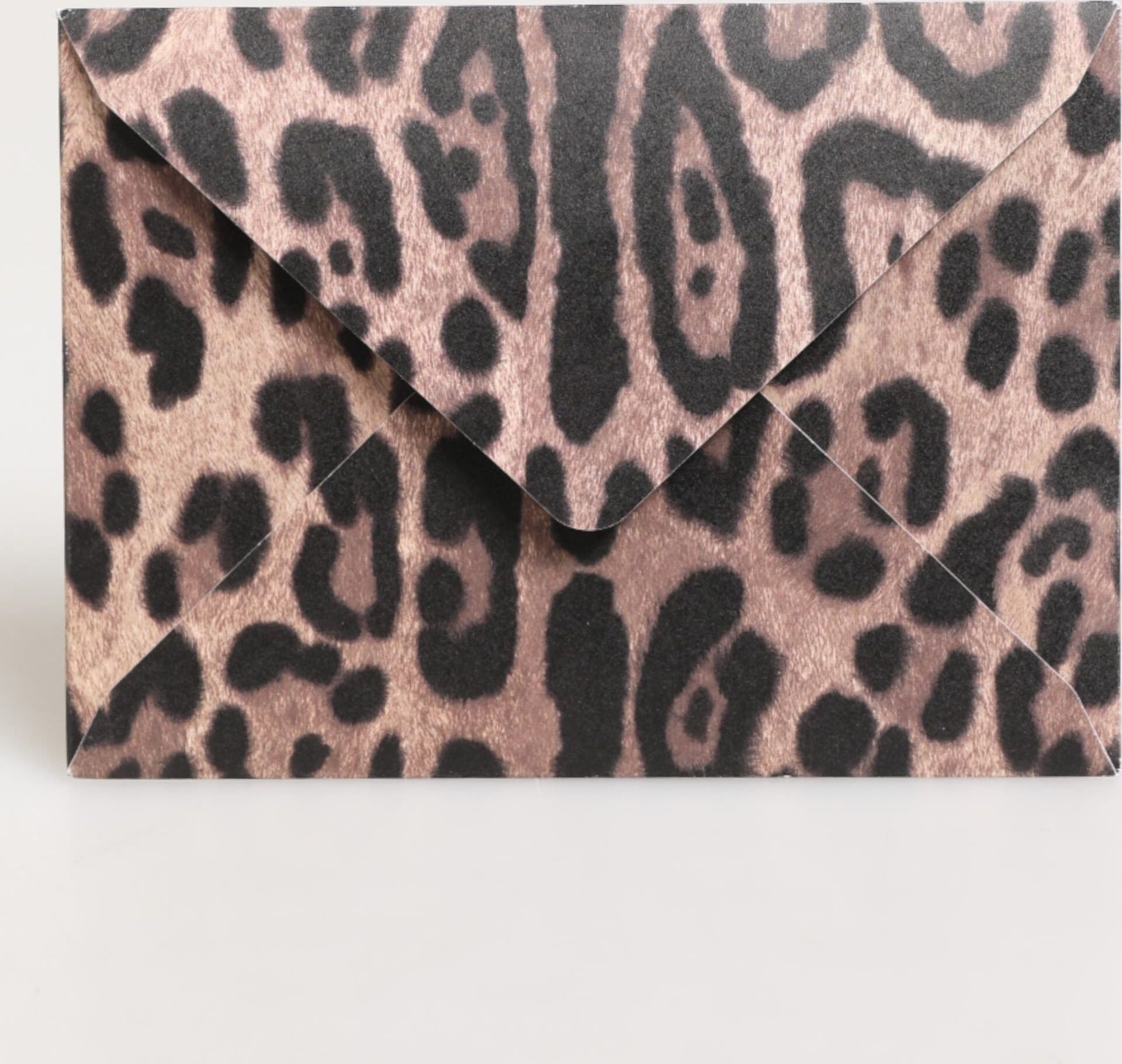 Multicolor Leopard Print Envelope Paper Post Card Holder - 8