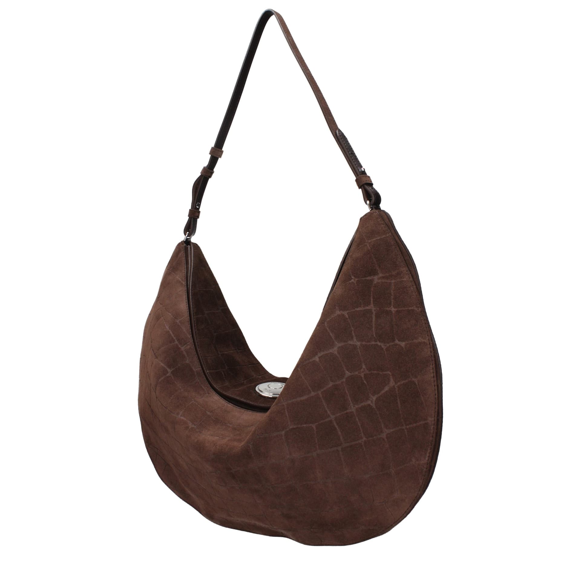 Brown Leather Shoulder Bag - 2