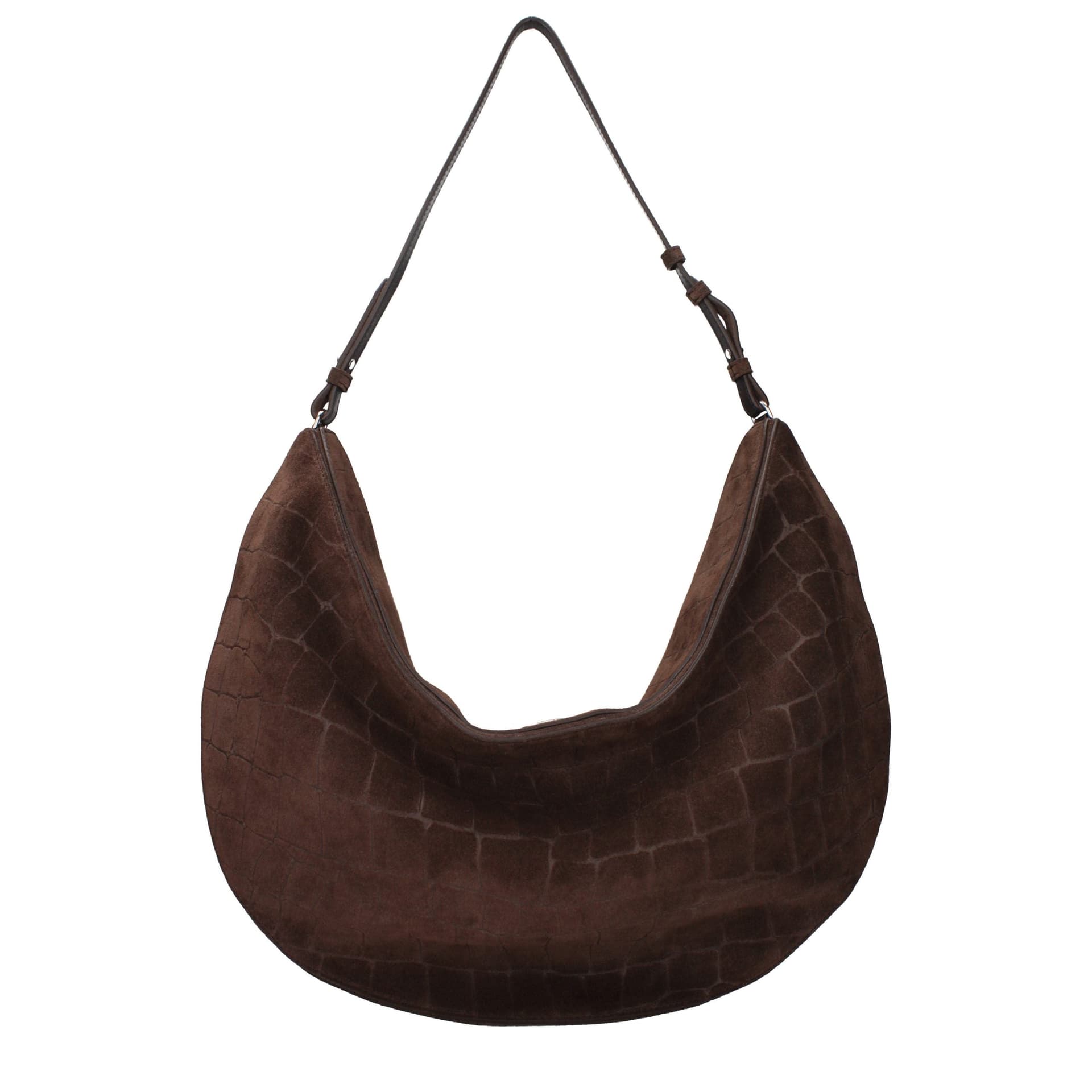 Brown Leather Shoulder Bag - 3