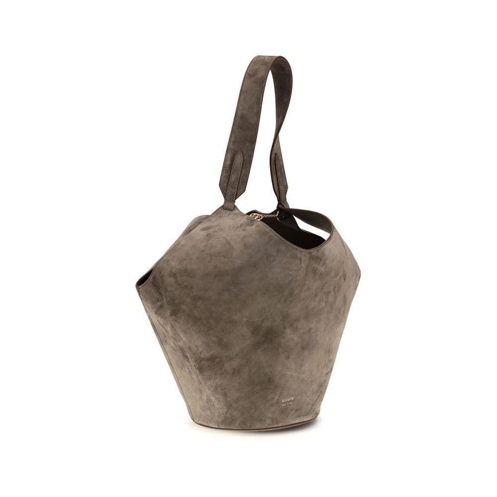 Beige Calf Leather Bos Taurus Shoulder Bag - 2