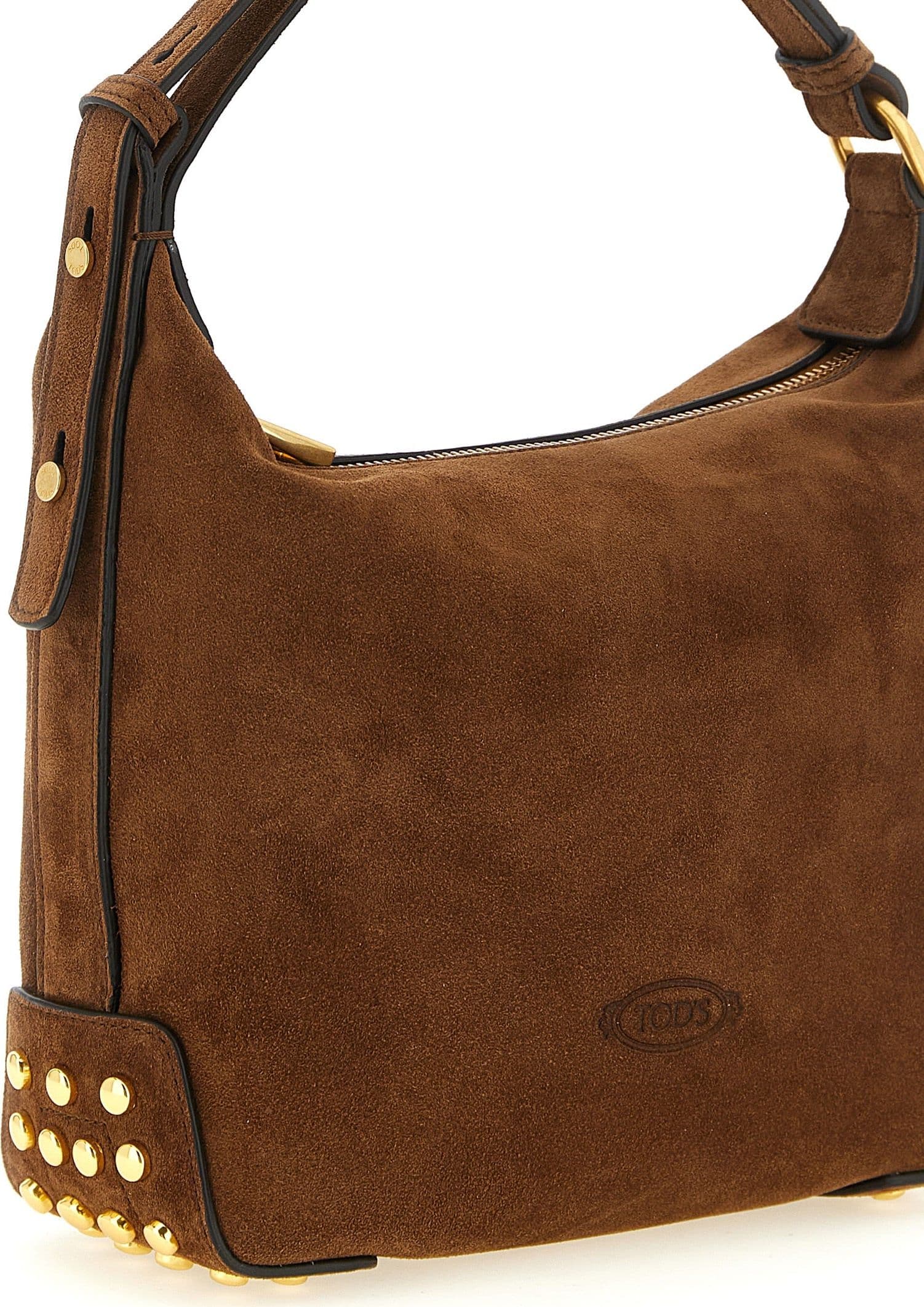Brown Calfskin Shoulder Bag - 3