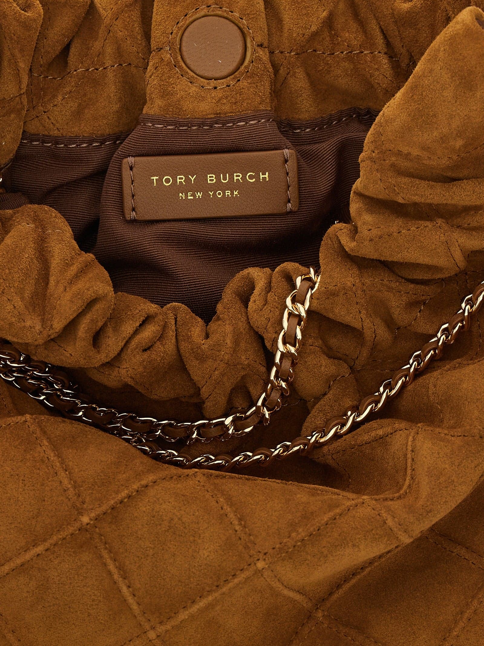 Brown Bovine Leather Handbag - 4