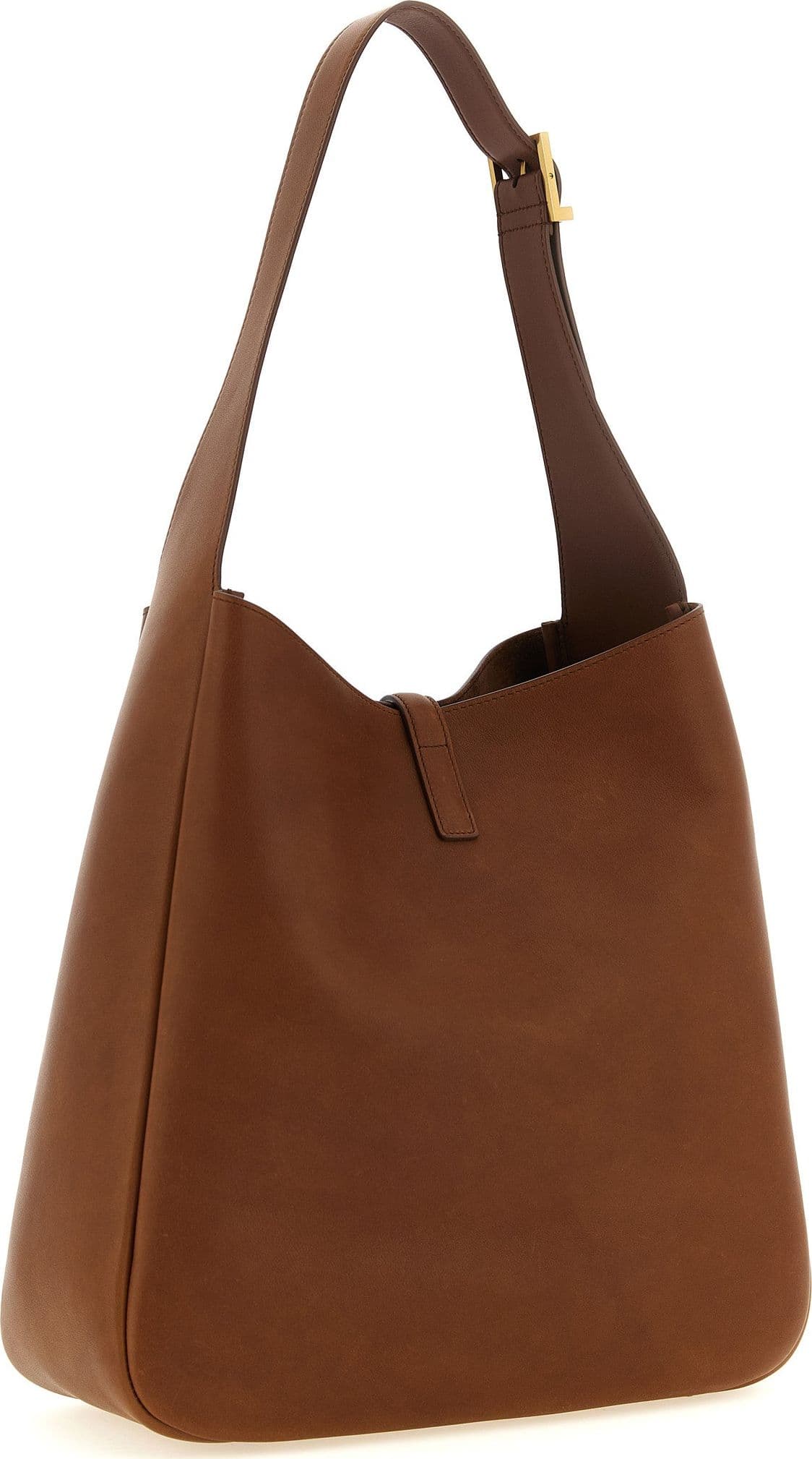 Brown Calfskin Shoulder Bag - 2