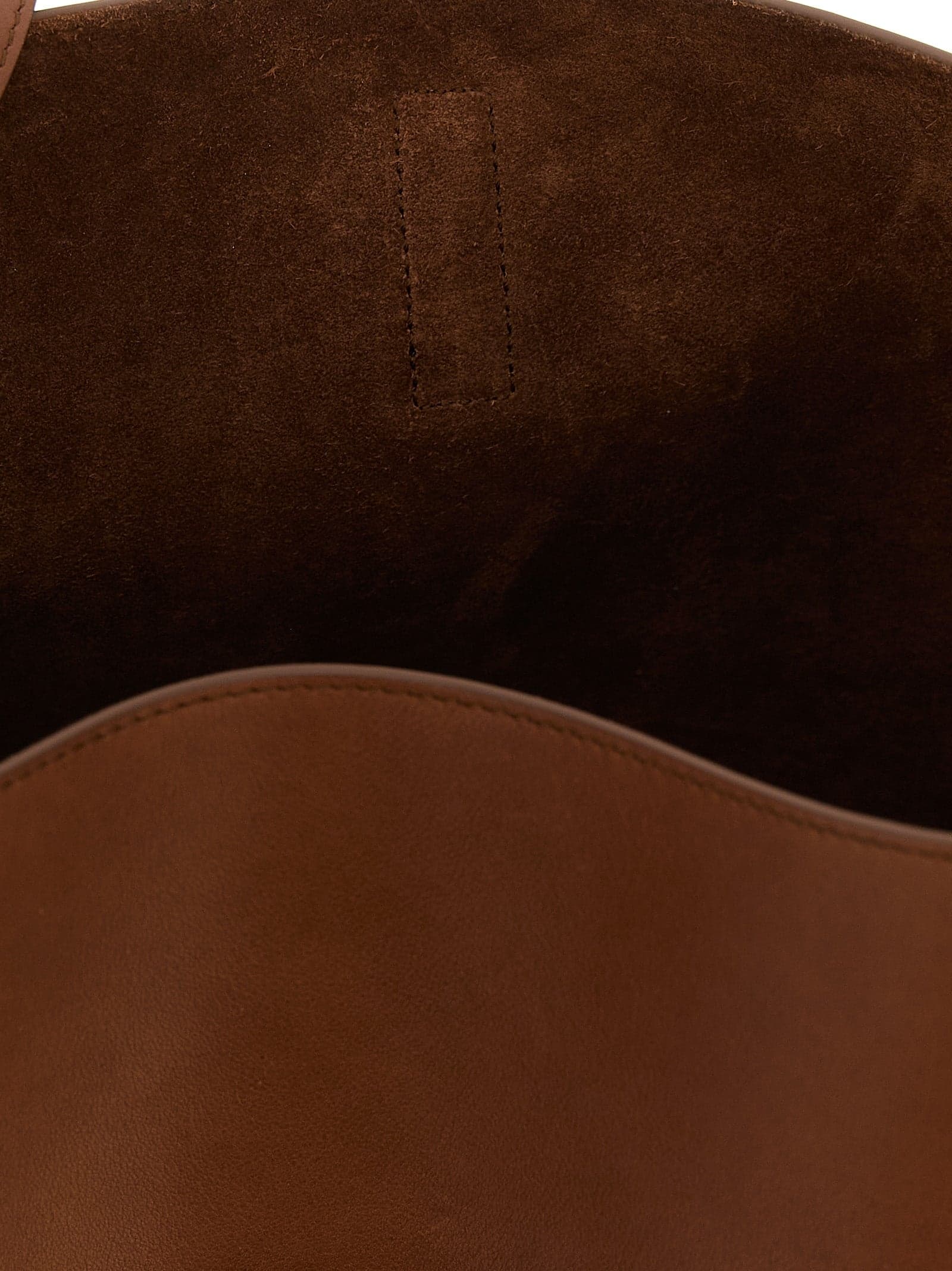 Brown Calfskin Shoulder Bag - 4