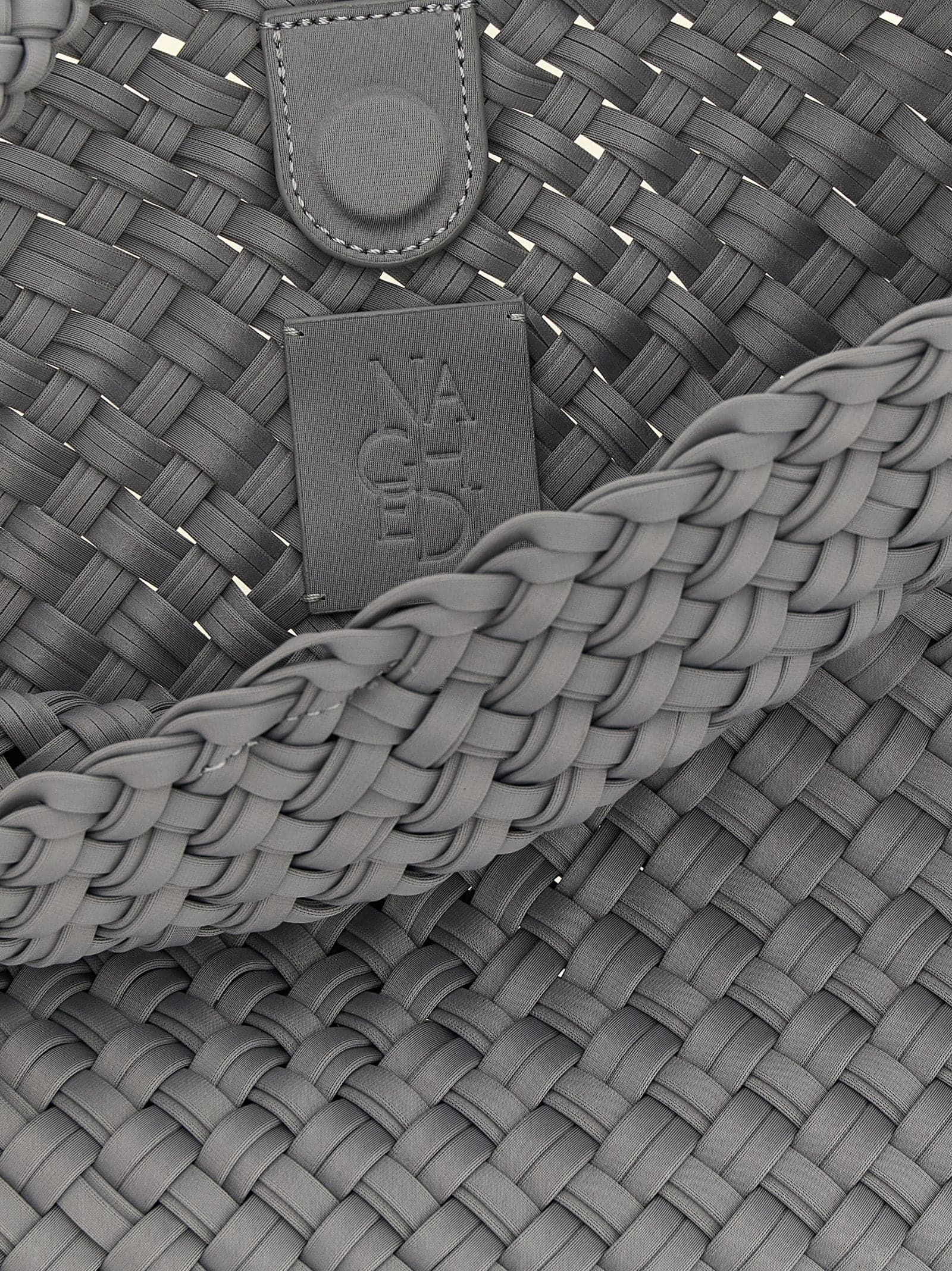 Gray Nylon Shoulder Bag - 4