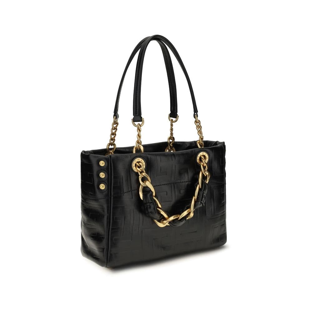 Black Calf Leather Bos Taurus Shoulder Bag - 3